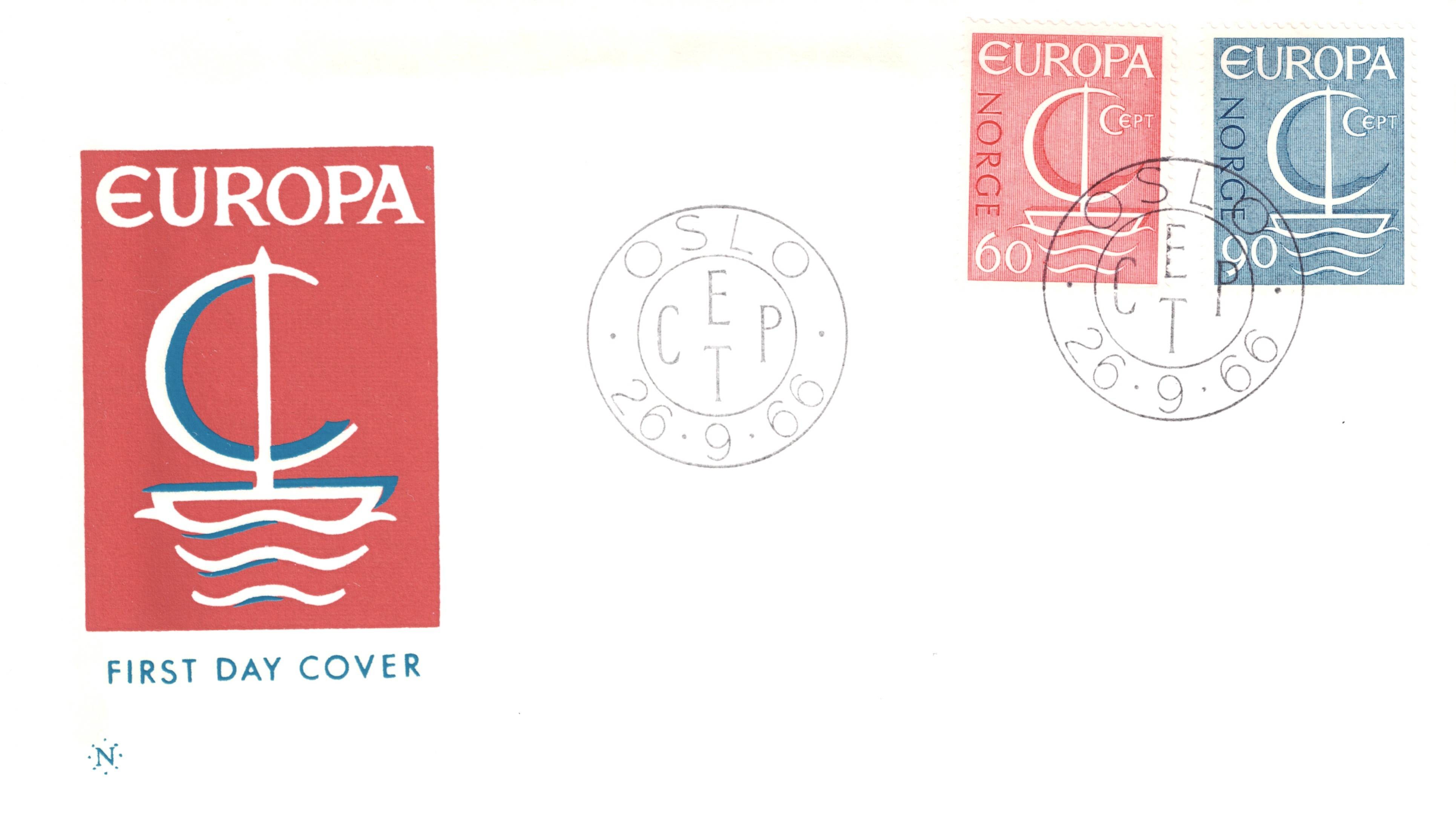 FDC 1966   NK581 - 582   Vignett: 1   Grad: 5.