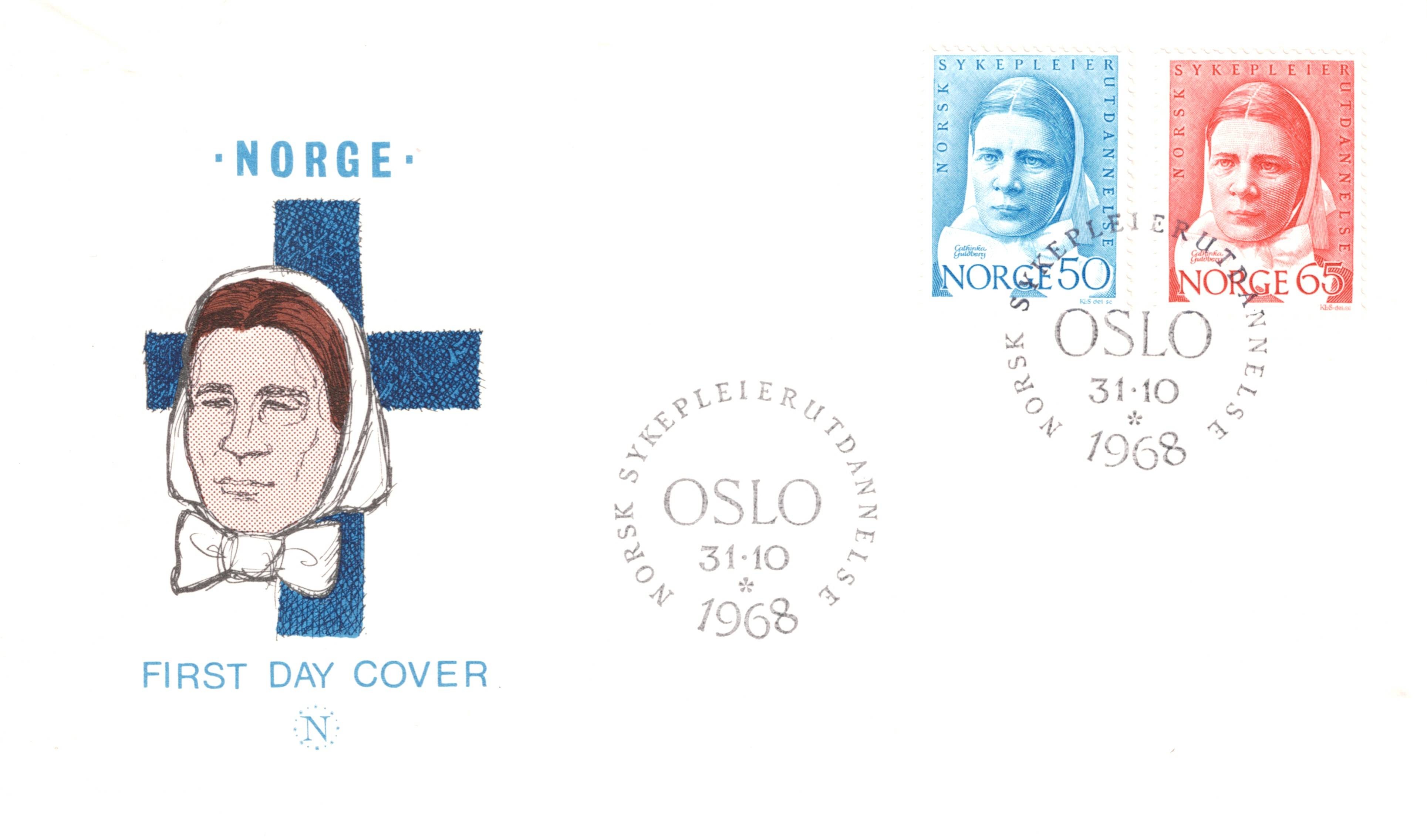 FDC 1968   NK613 - 614   Vignett: 1   Grad: 5.