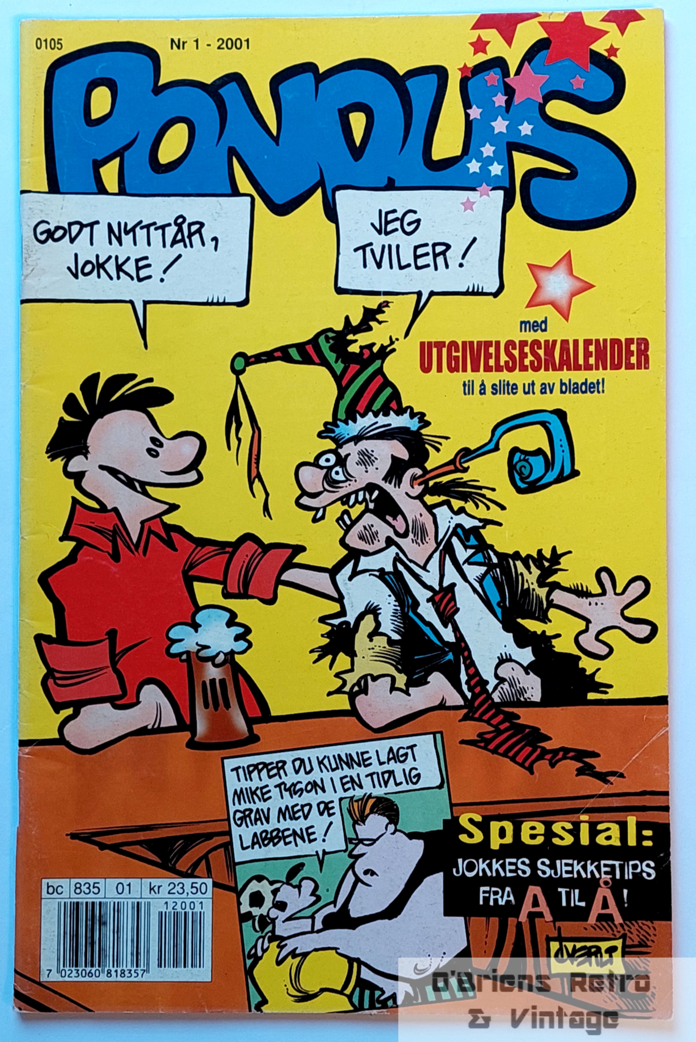 Pondus - 2001 - Nr. 1 - Jokkes sjekketips fra A til Å!