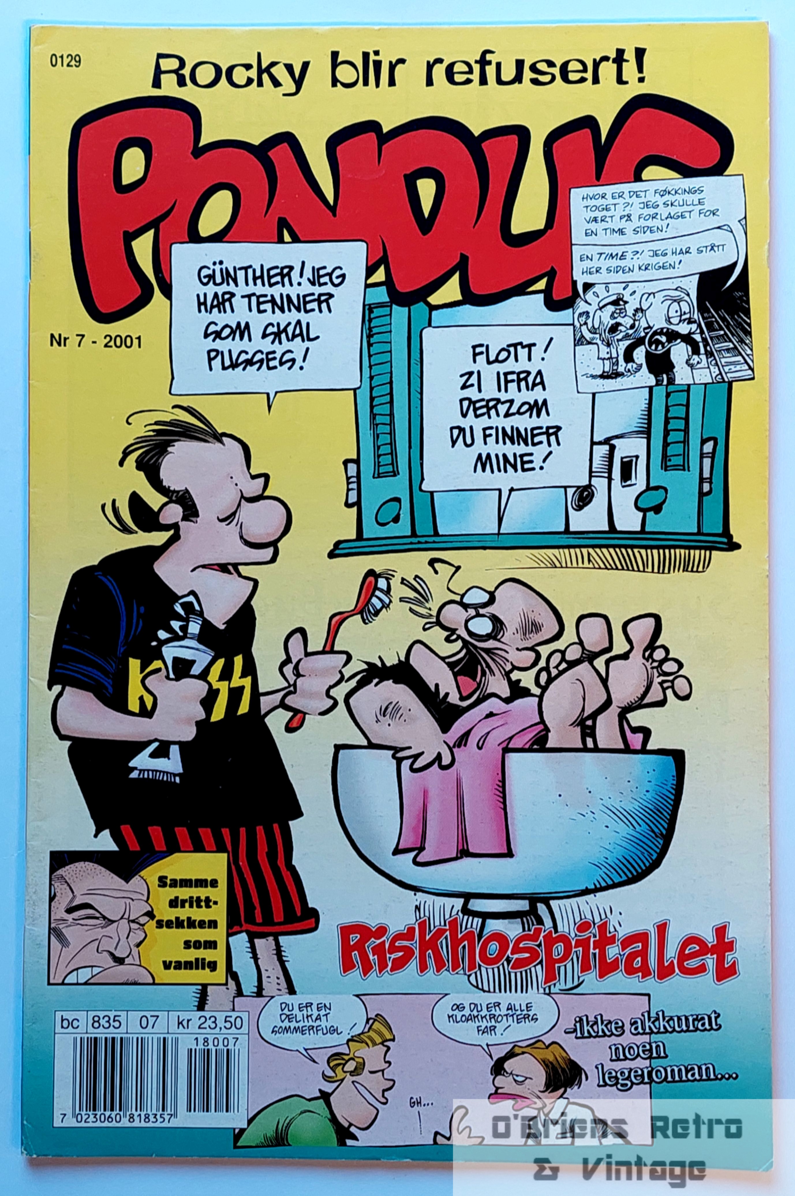 Pondus - 2001 - Nr. 7 - Rocky blir refusert!
