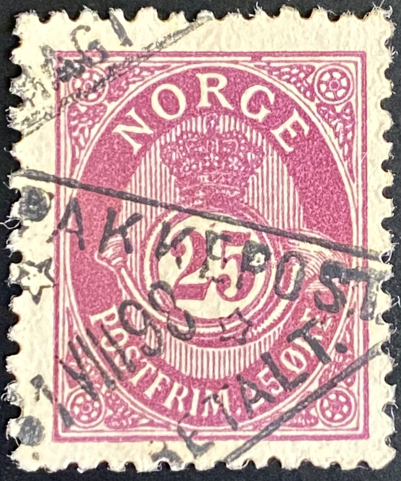 NK 70 Trekant-pakkestemplet 31 VIII 98 God kvalitet