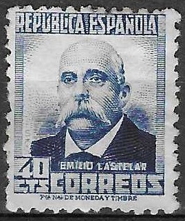 Spania AFA 667(*) - verdi 900 NOK
