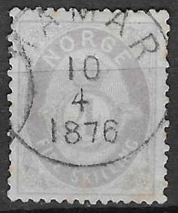 Norge NK 19 II HAMAR - verdi 700 NOK