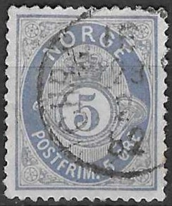 Norge NK 24 IIIa oppgr. - verdi 300 NOK