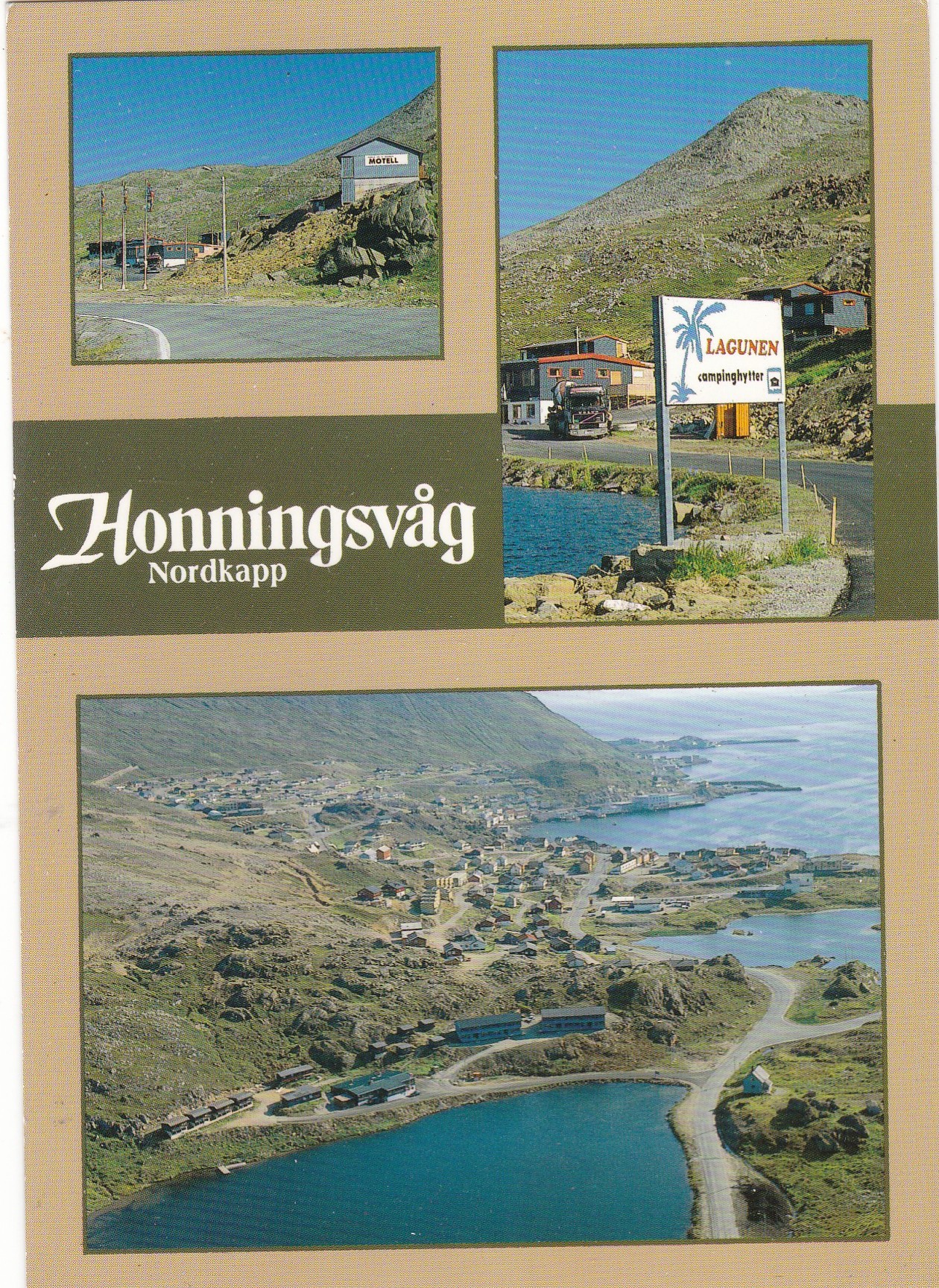 Honningsvåg, 3-bilders ( to-foto 90-590)