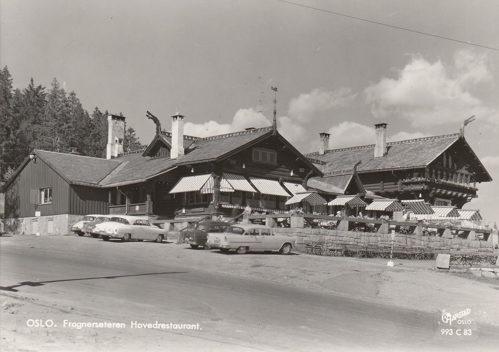 Oslo.  Frognerseteren Hovedrestaurant .   Harstad 993 C 83