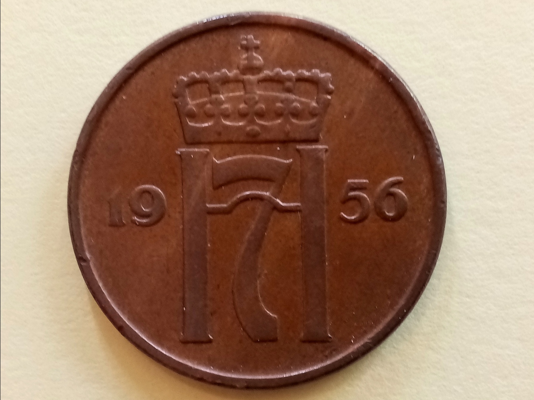 5 øre 1956
