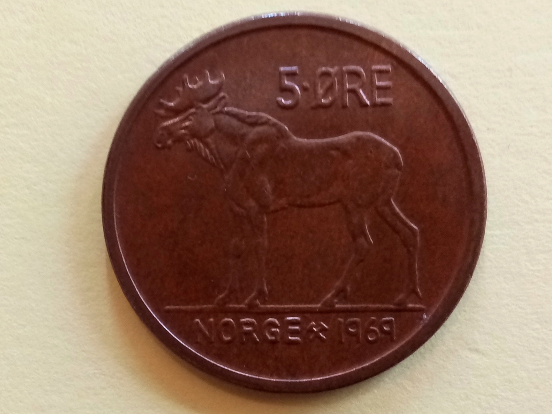 5 øre 1969