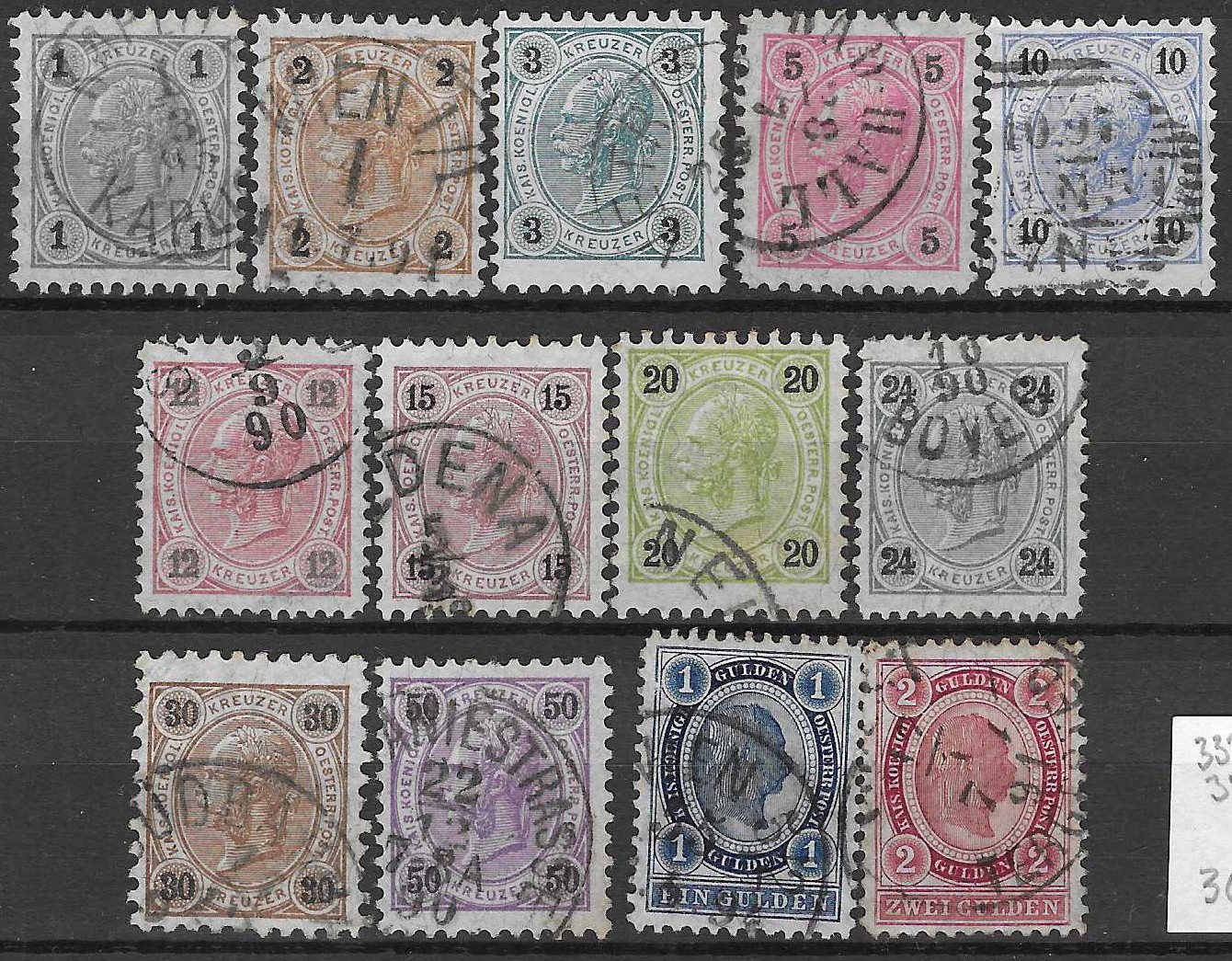 Østerrike AFA 40-52 pæne - verdi 420 NOK