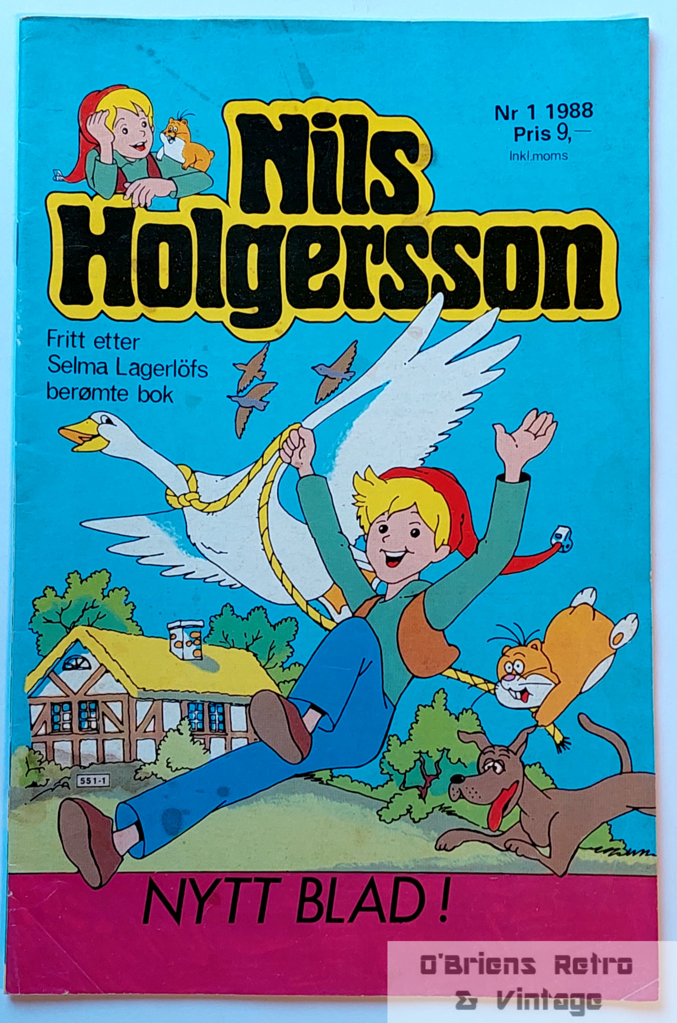 Nils Holgersson - 1988 - Nr. 1 - Fritt etter Selma Lagerlöfs