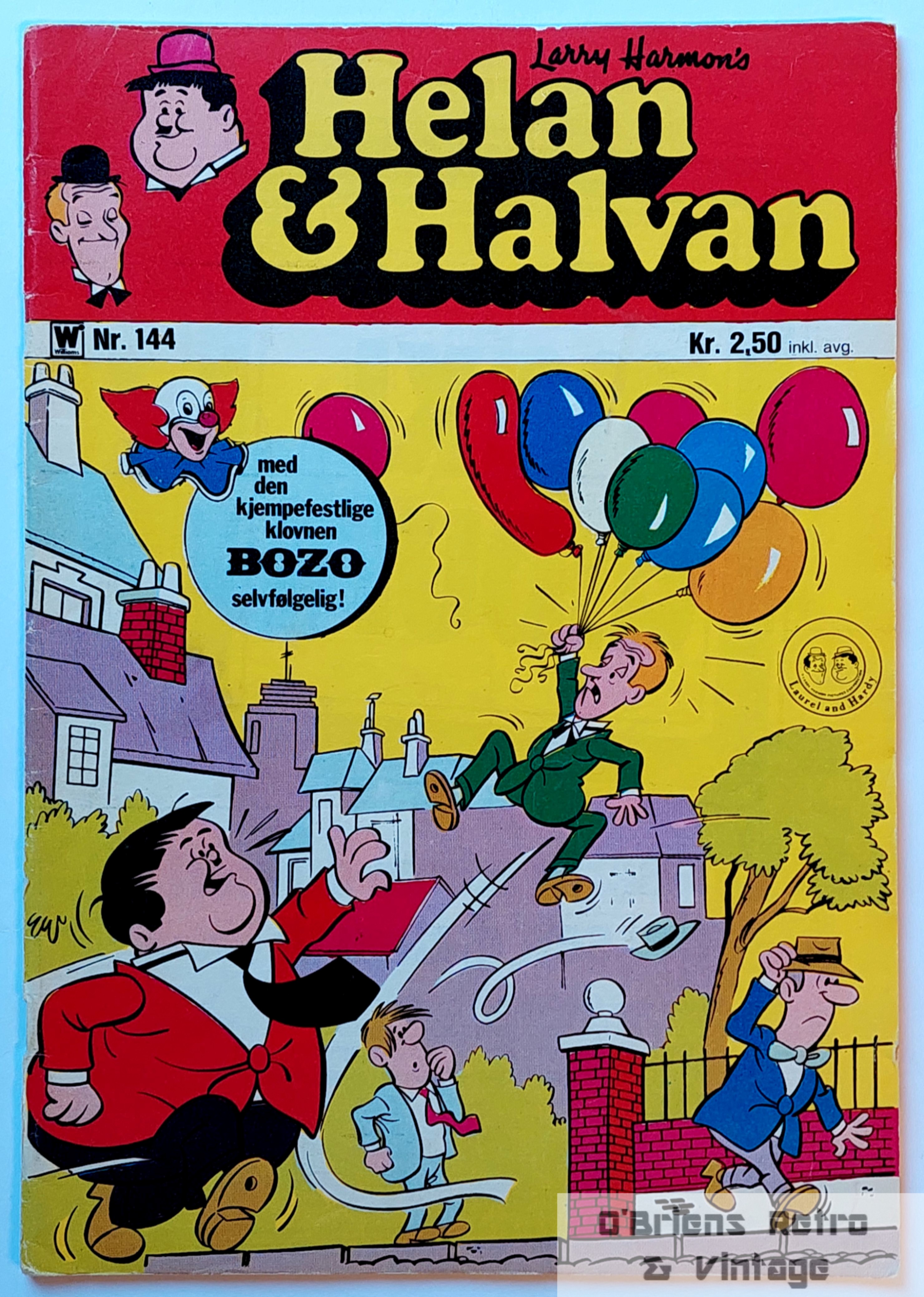 Helan & Halvan - 1973 - Nr. 144 - Med klovnen Bozo