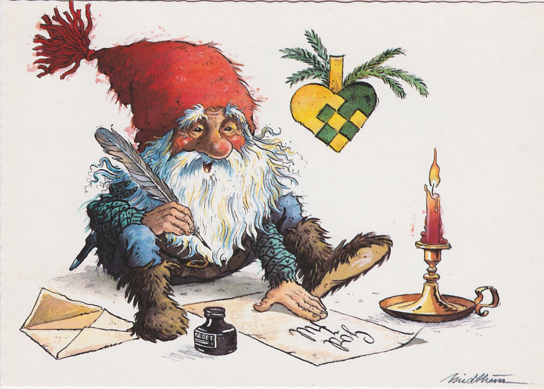 Kjell E. Midthun -Nisse skriver Julebrevet-Ubrukt