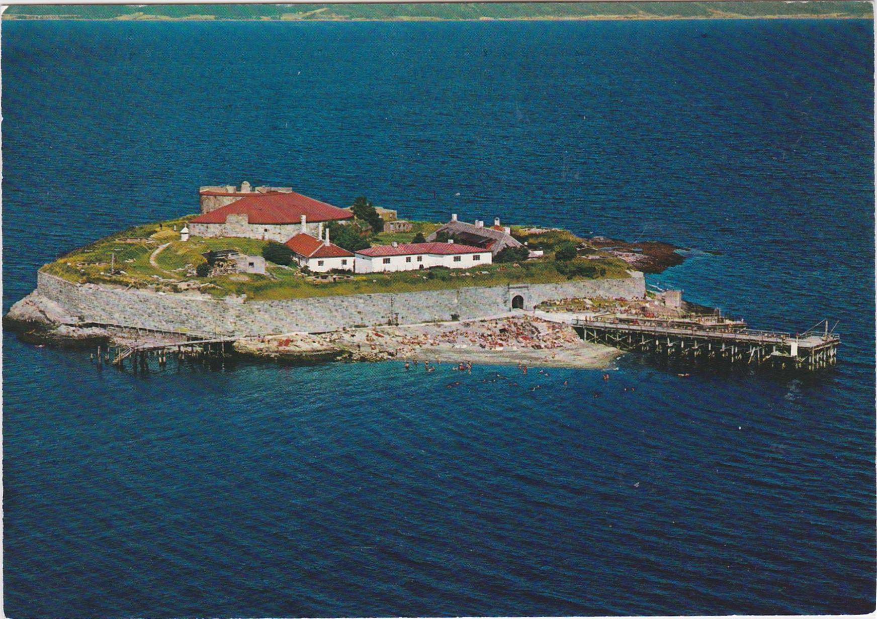 Trondheim Munkholmen fra fly-Aune-Ubrukt