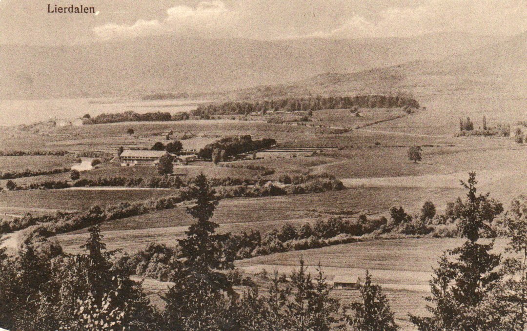 Lierdalen og litt av Drammensfjorden. Mittet 346569
