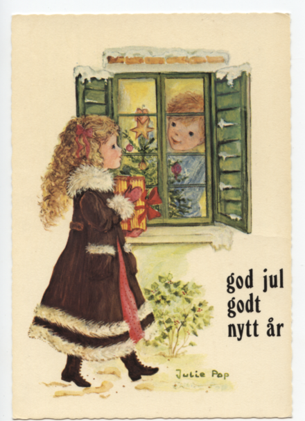 God jul godt nytt år. Julie Pop.