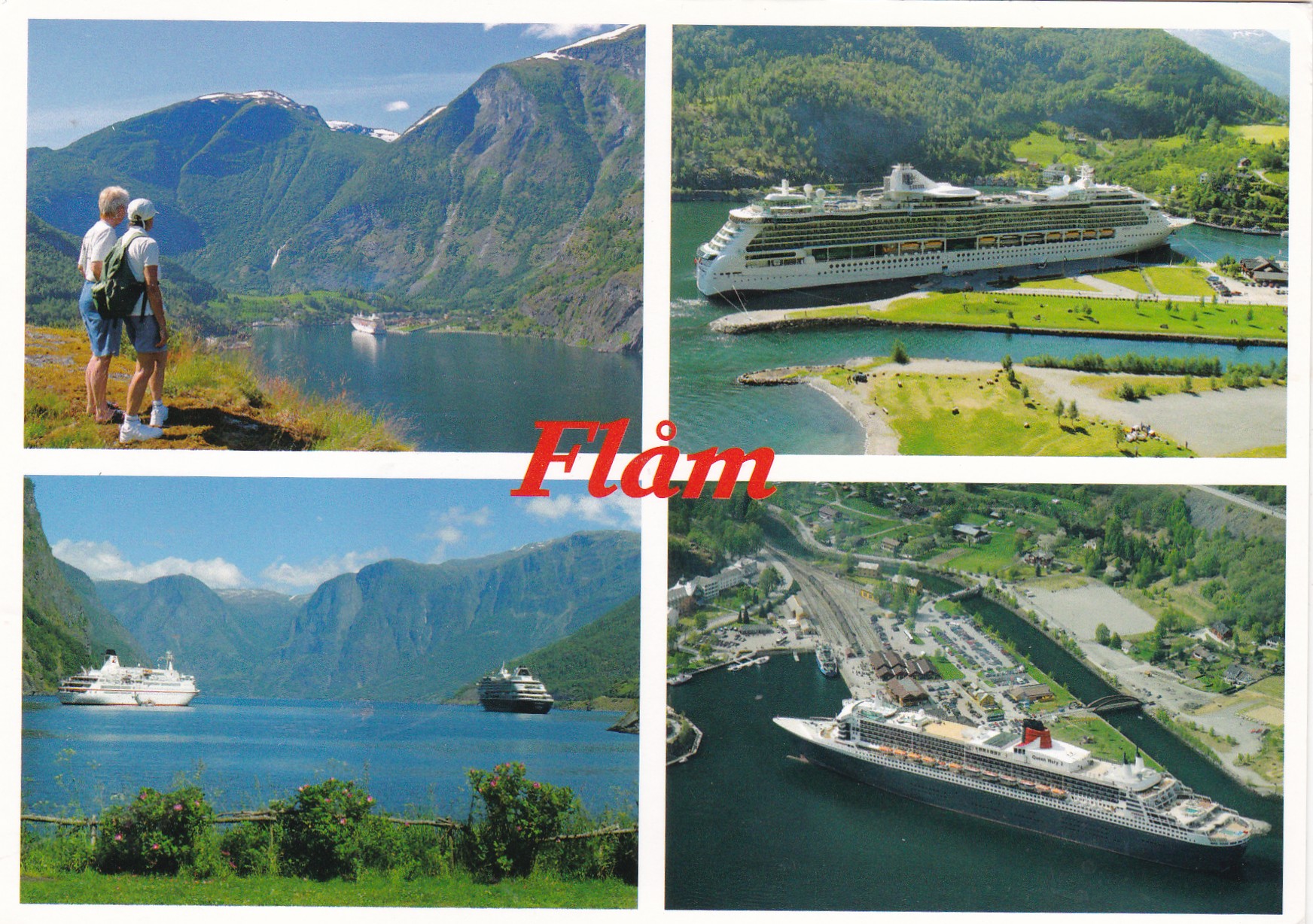 Flåm, 4-bilders ( Normann N-08-343)