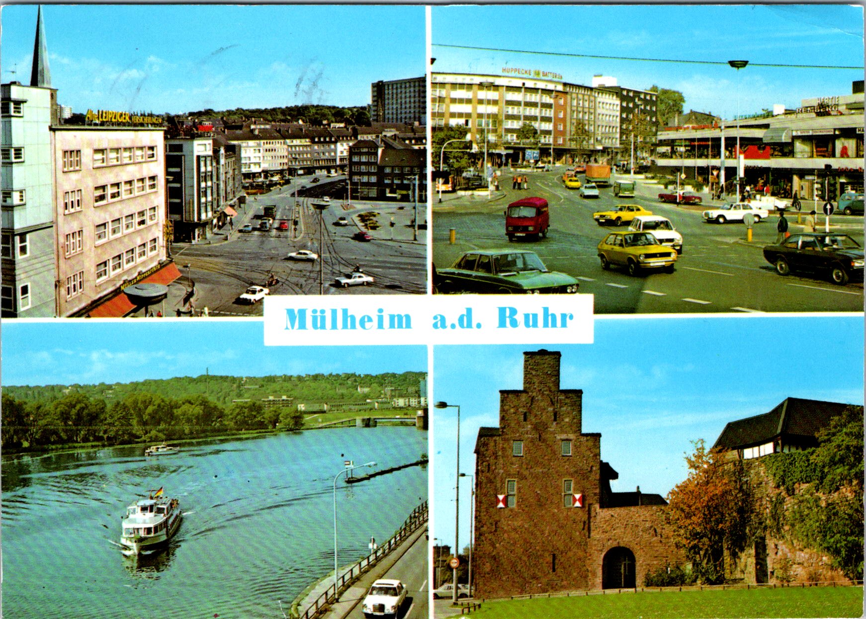 Mülheim a.d. Ruhr - Multiview - Tyskland - Postkort