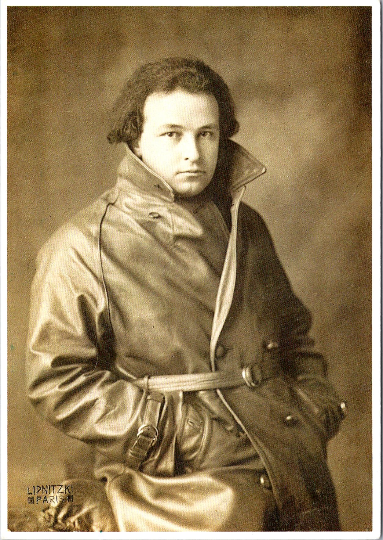 Arthur Honegger - Fotografi av Lipnitzki (Art Unlimited 1988) - Postkort