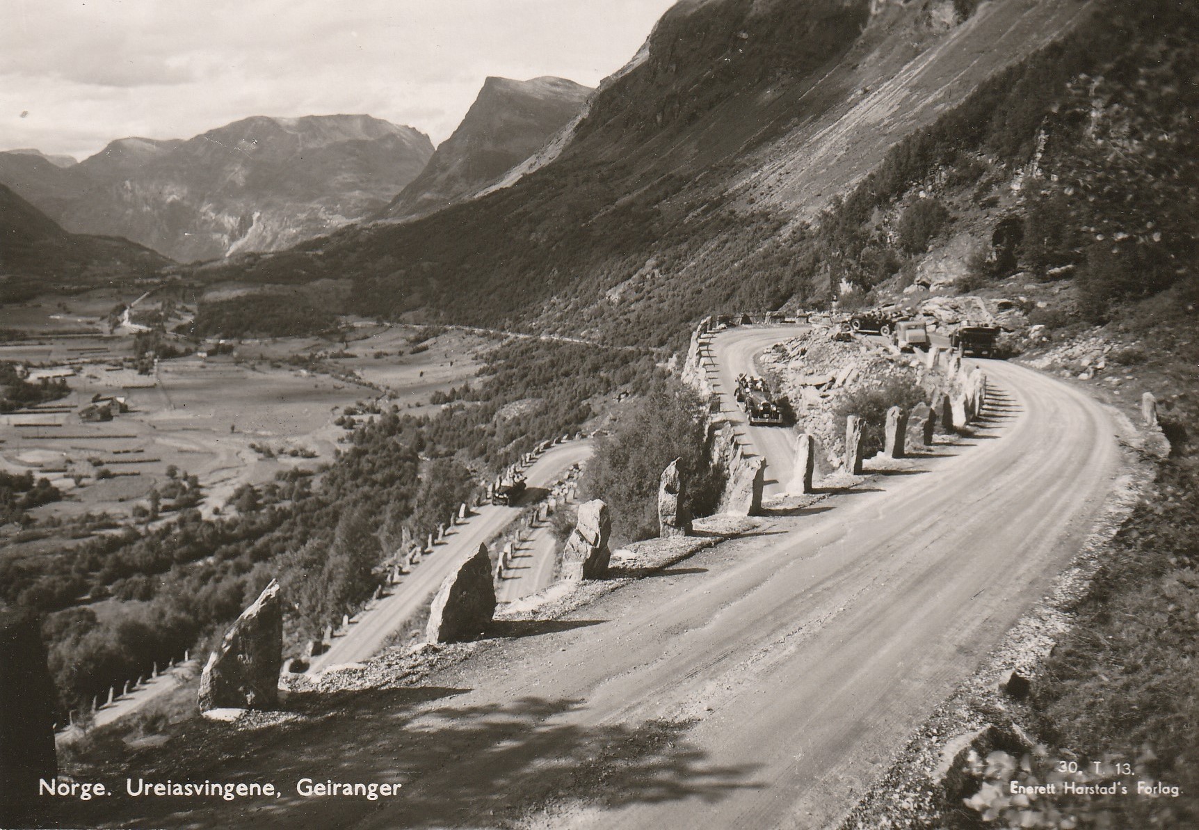 Ureiasvingene , Geiranger .   Harstad 30. T 13