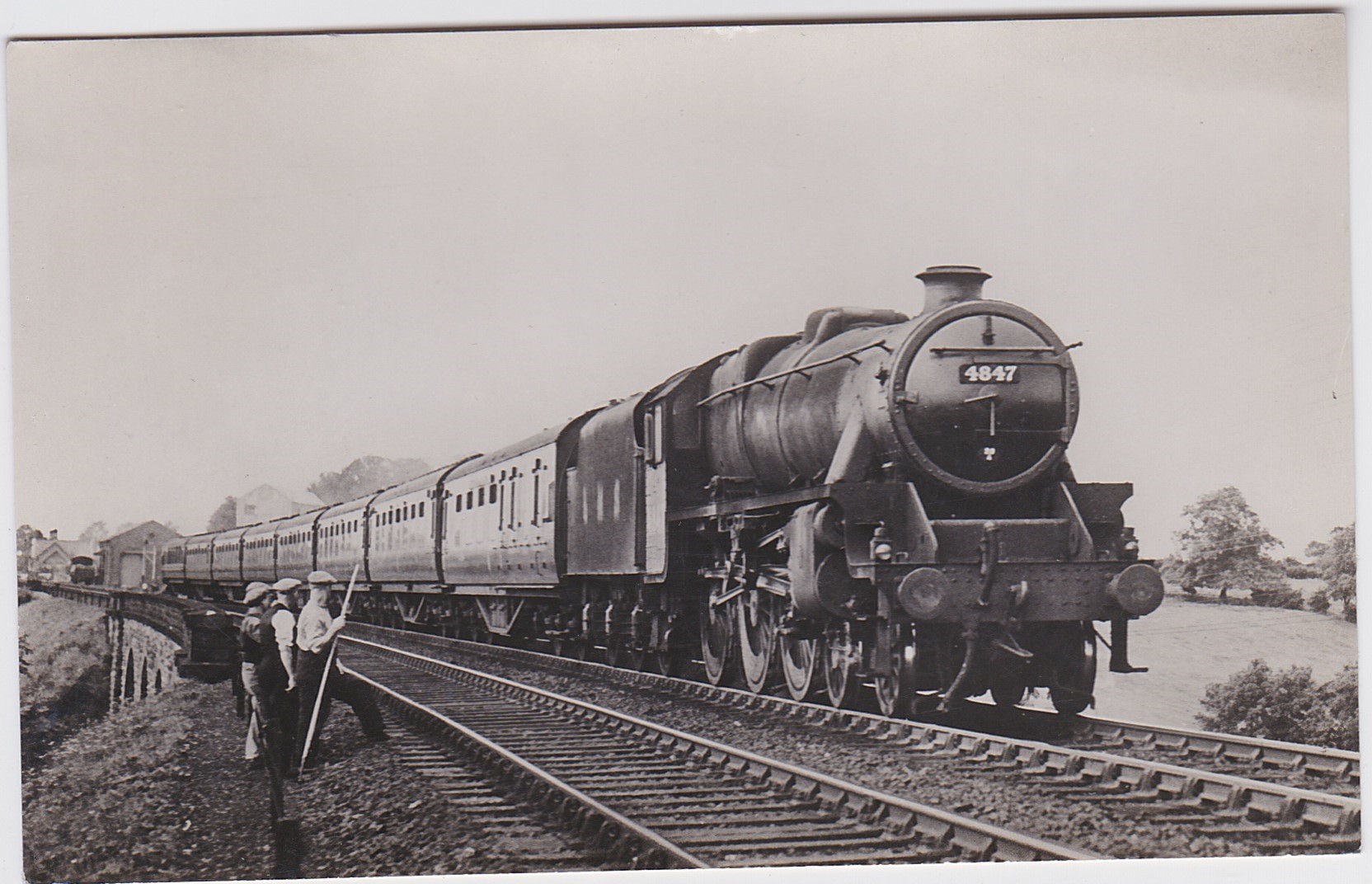 Damplokomotiv - Ånglok av typen Claughton Class 4-6-0-Nr 5954-Ubrukt