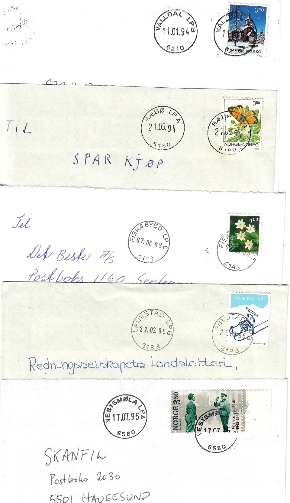 5 LP stempel frå Møre og Romsdal