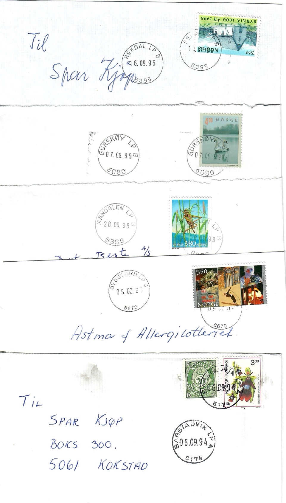 5 LP stempel frå Møre og Romsdal