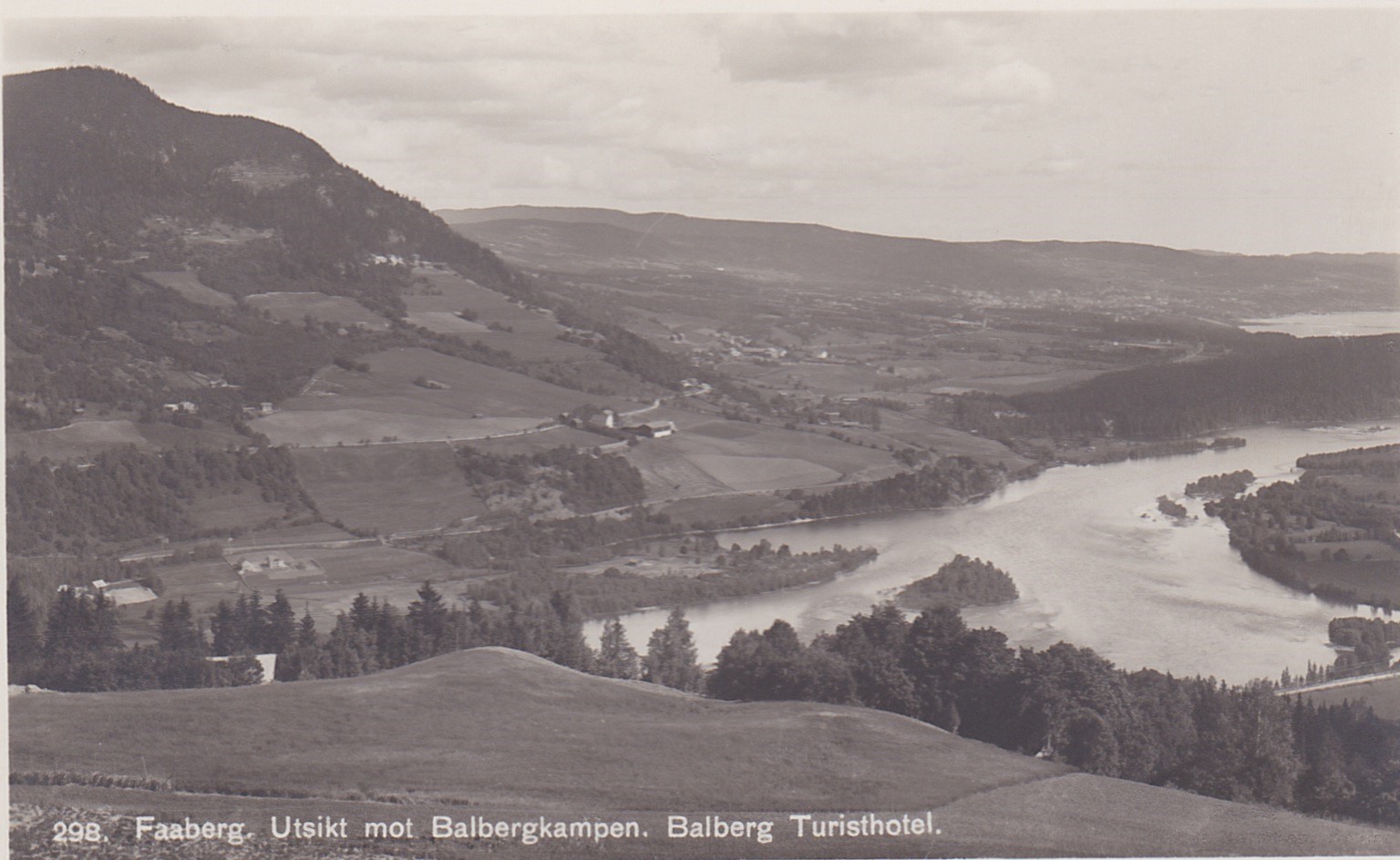 Fåberg-Utsikt mot Balbergkampen-Balberg turisthotel-Ener. Carl Normann-Ubrukt