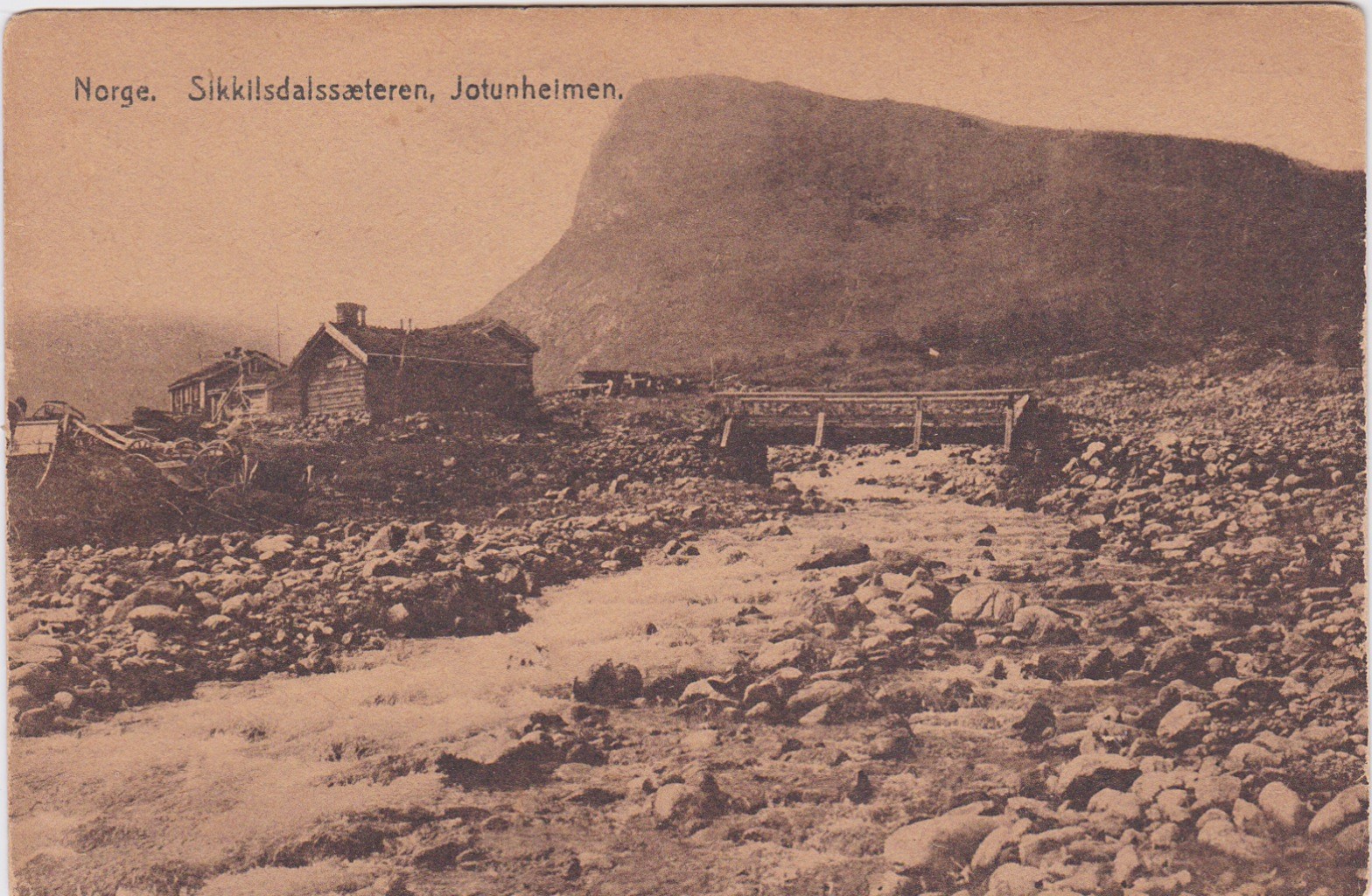 Sikkilsdalsseter Jotunheimen Ubrukt Ener. Oppi