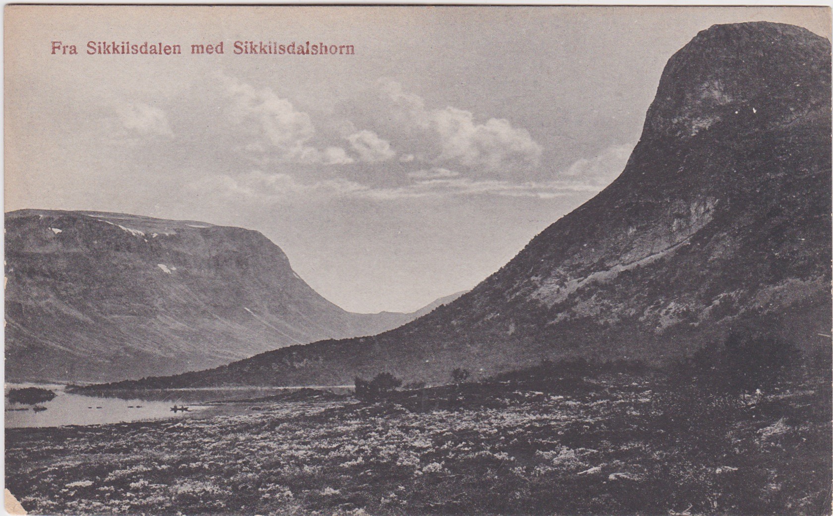 Sikkilsdalen med Sikkilsdalshorn  Ubrukt  GB 308