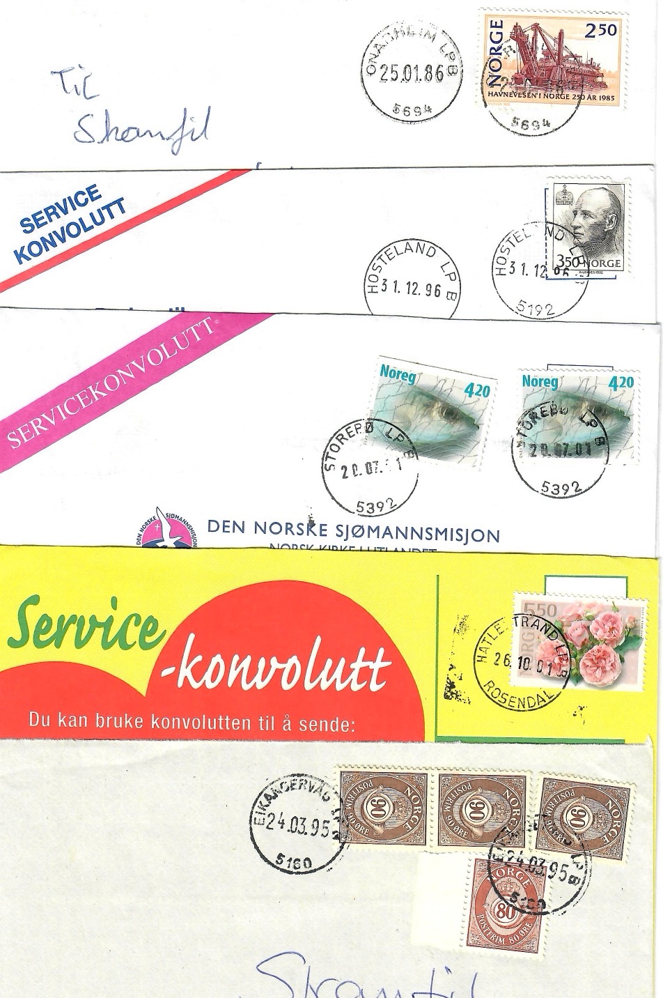 5 LP stempel frå Hordaland