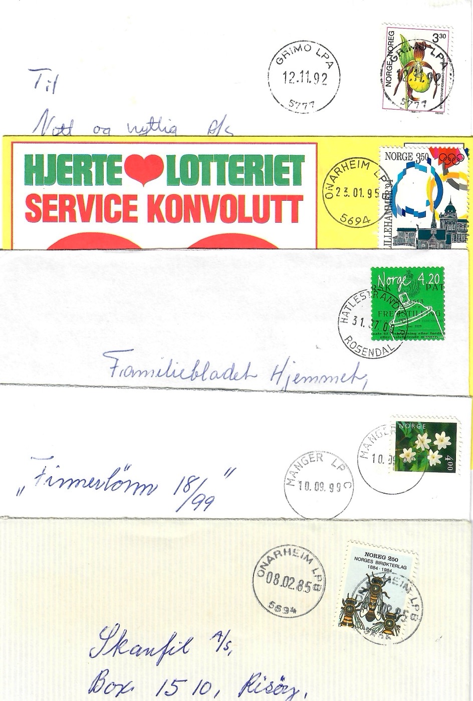 5 LP stempel frå Hordaland