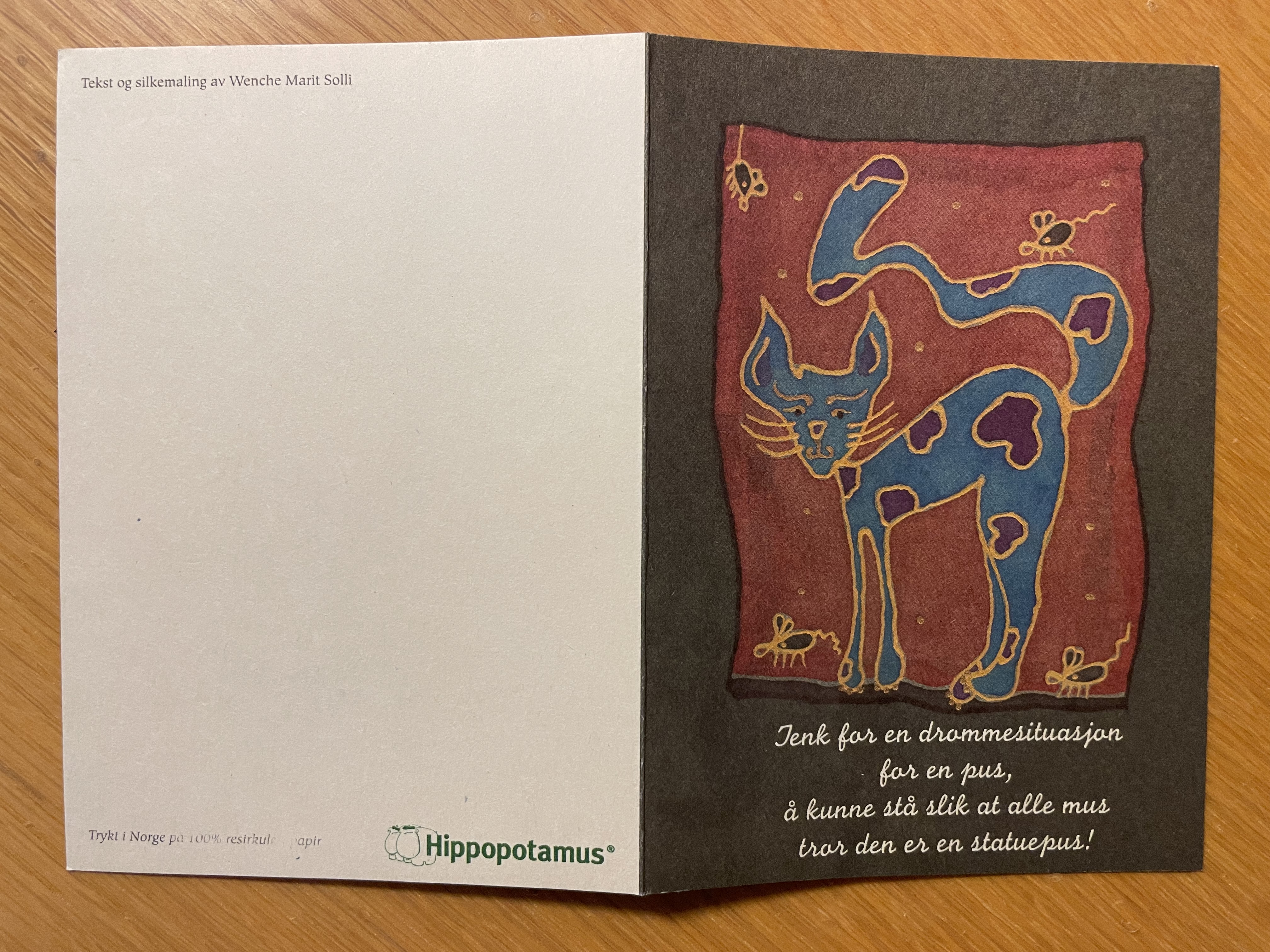 Wenche Marit Solli ; pus og mus med vers