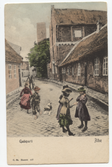 Gadeparti.   Ribe.