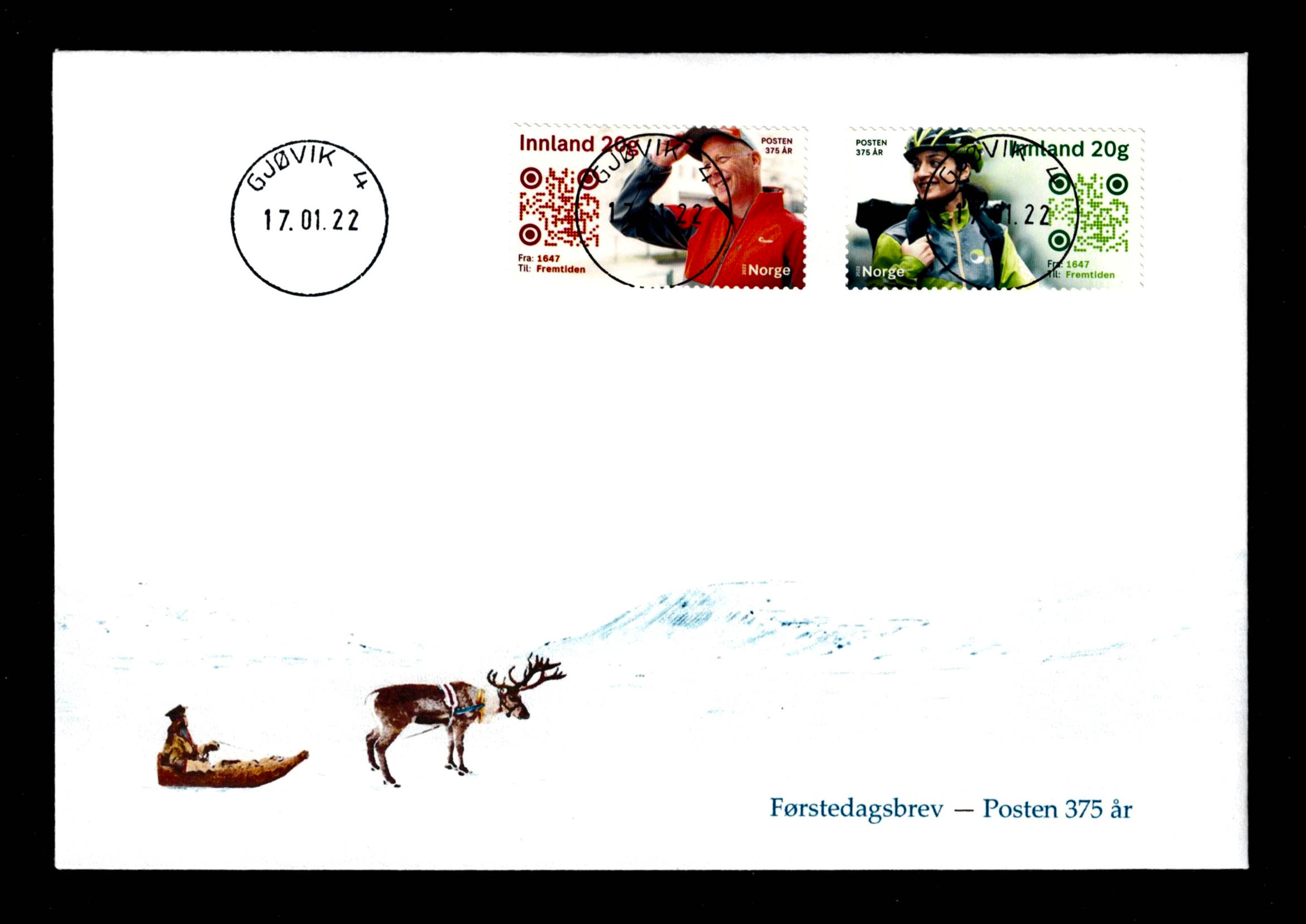 FDC 2022 NK2069-70 GJØVIK vignet MP (10)