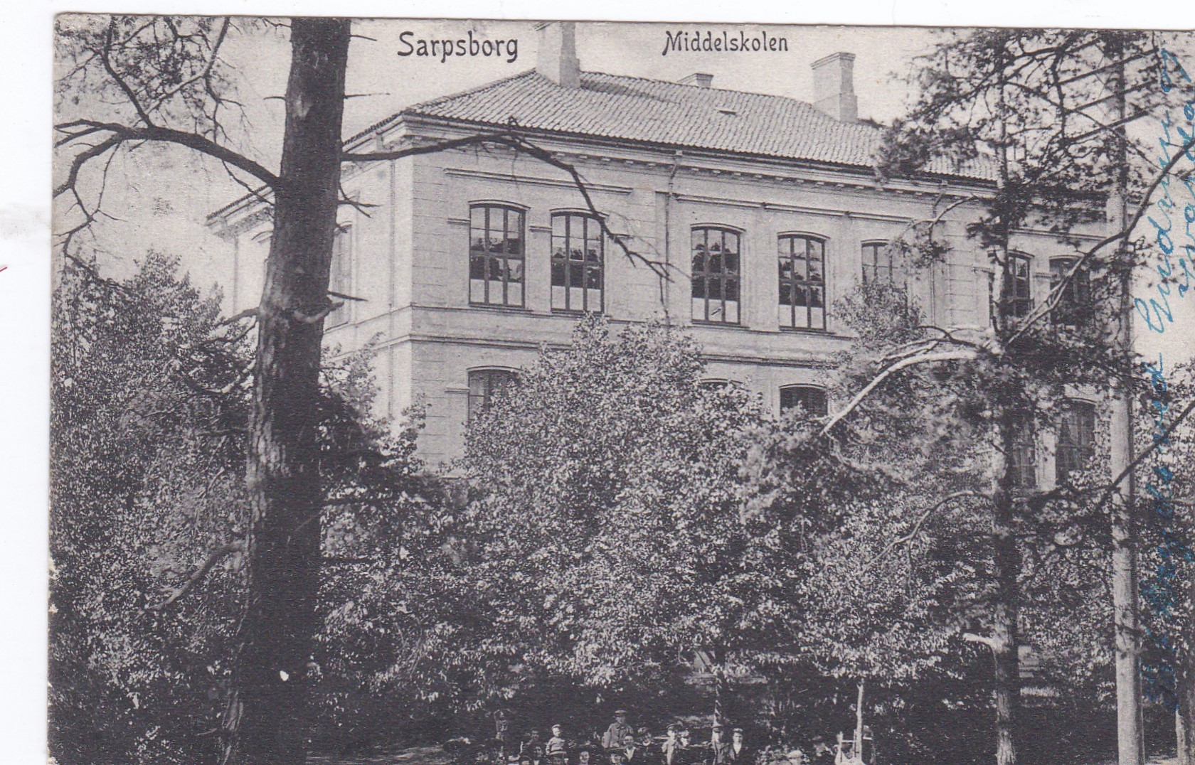 Sarpsborg. Middelskolen. A/S Peter Alstrups Kunstforlag 1112