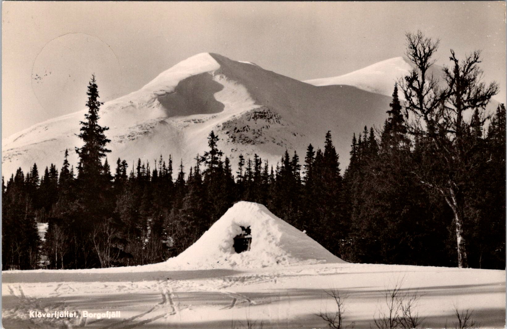 Klöverfjället - Borgafjäll - Lappland - 1958 - Sverige - Postkort