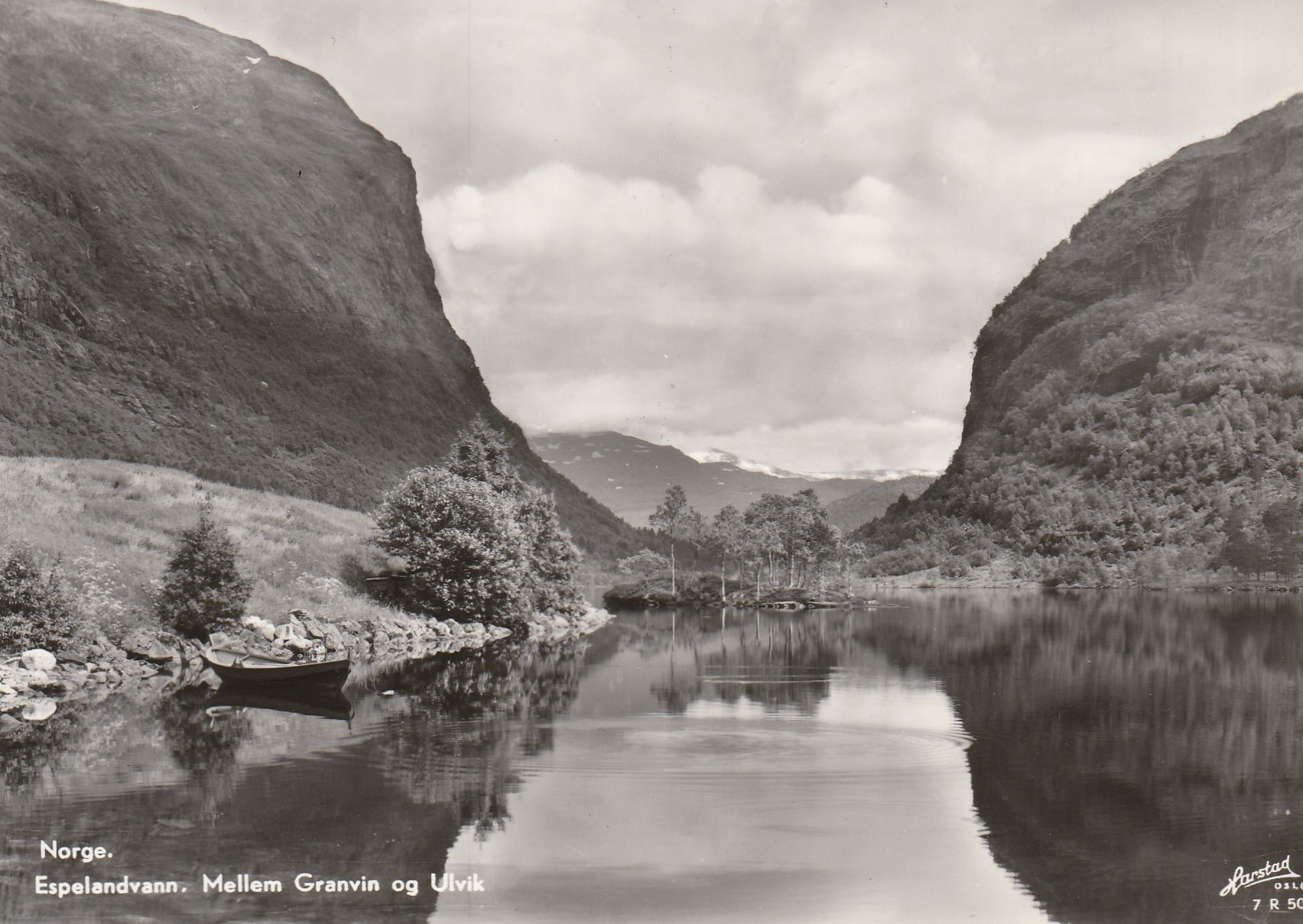 Espelandsvann. Mellem Granvin og Ulvik. Harstad 7 R 50