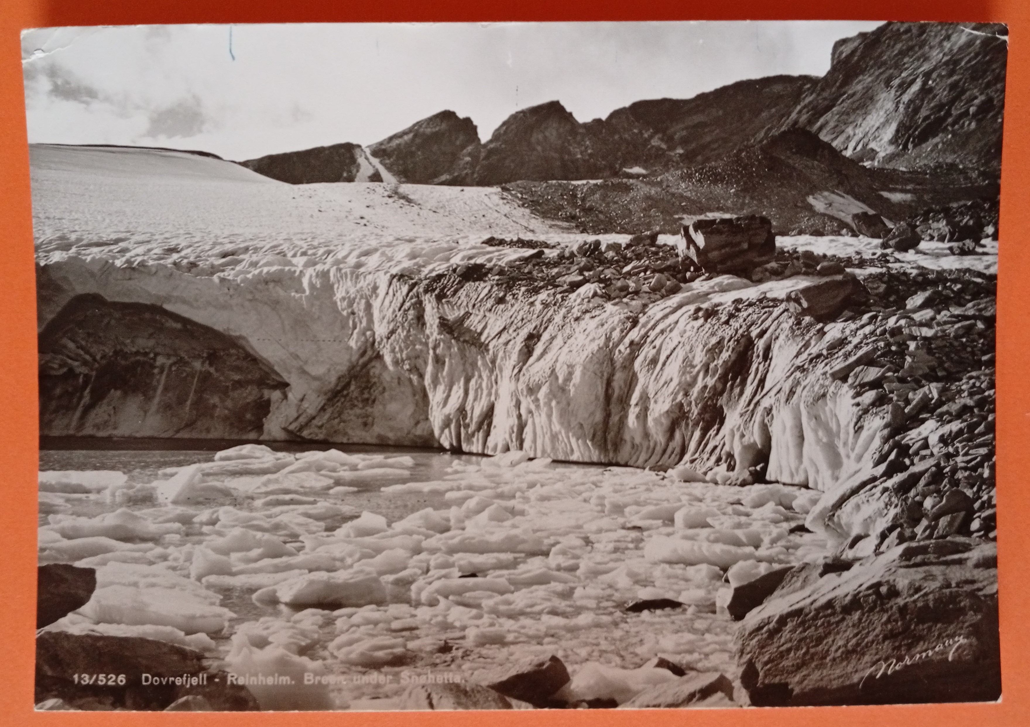 Dovrefjell - Reinheim. Breen under snøhetta