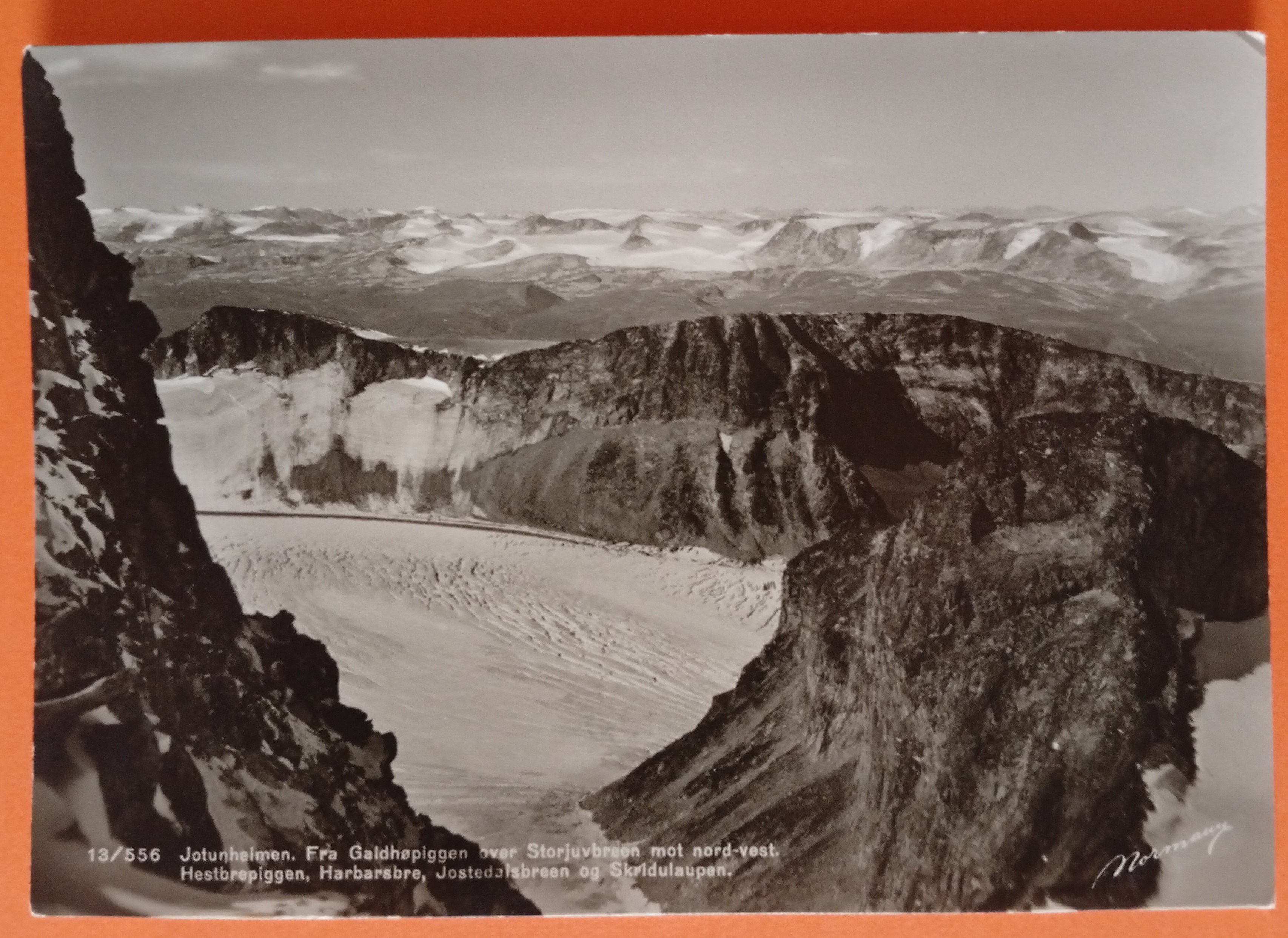 Jotunheimen. Fra Galdhøpiggen
