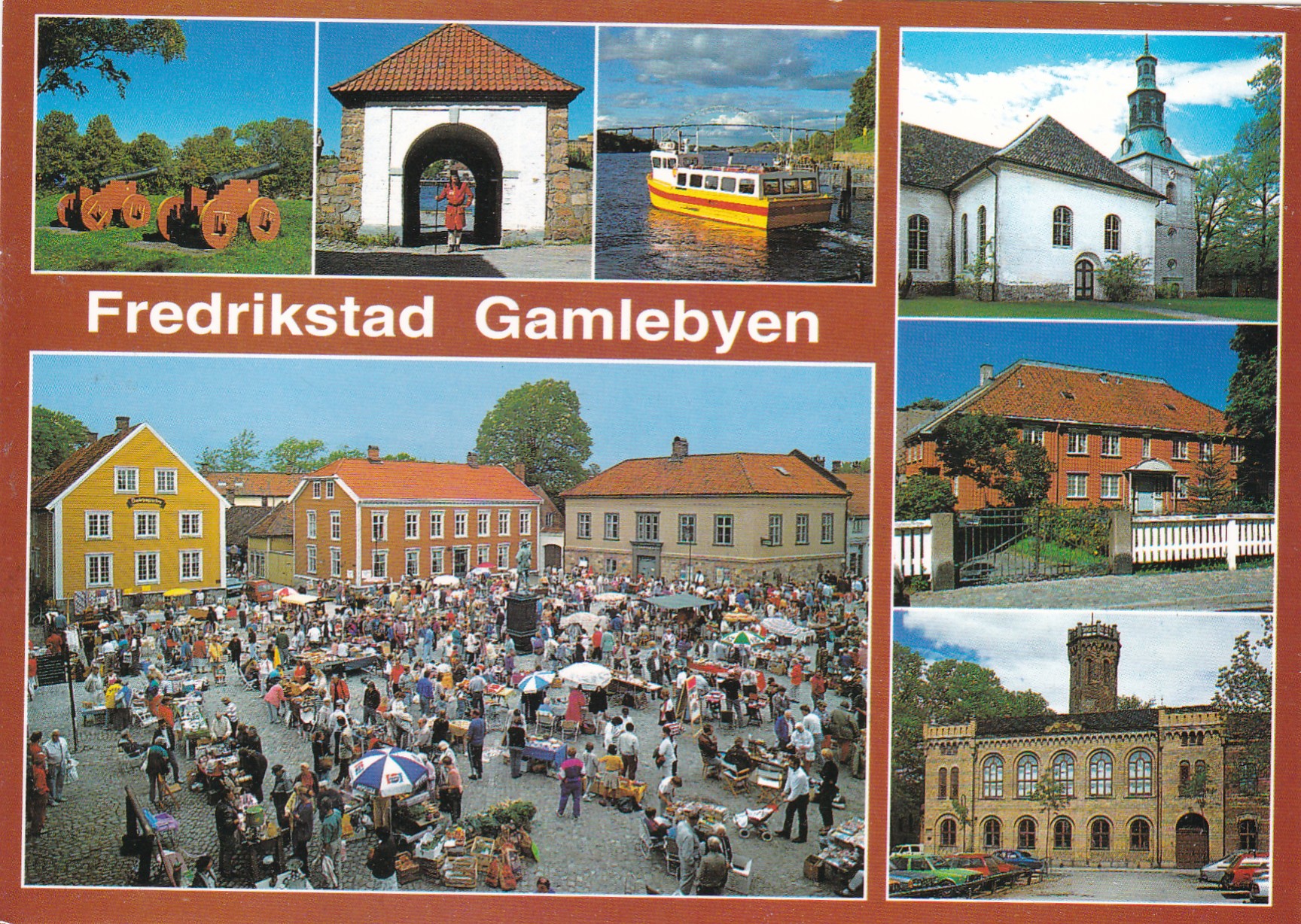 Fredrikstad Gamlebyen, 7-bilders ( Aune M-15483-4)