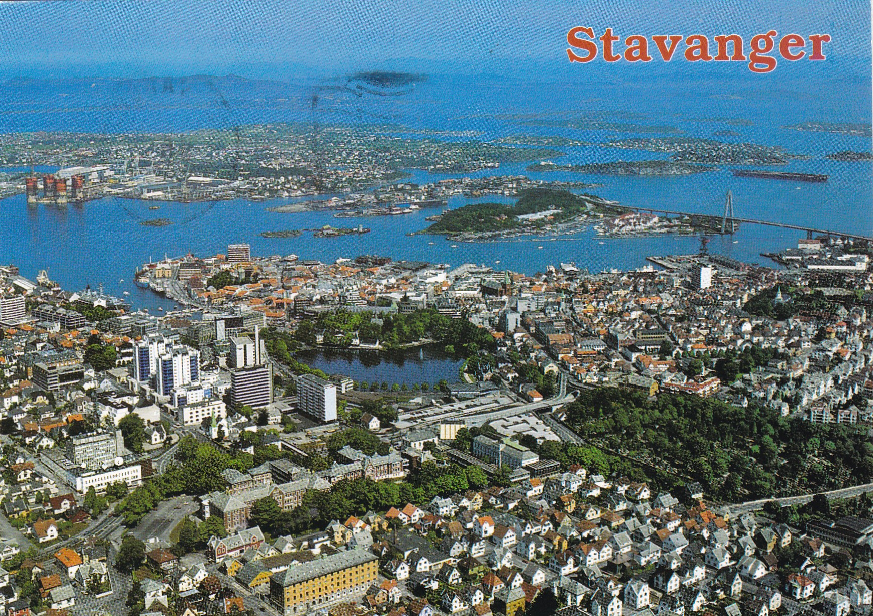 Stavanger, oversikt ( Aune F-146672)