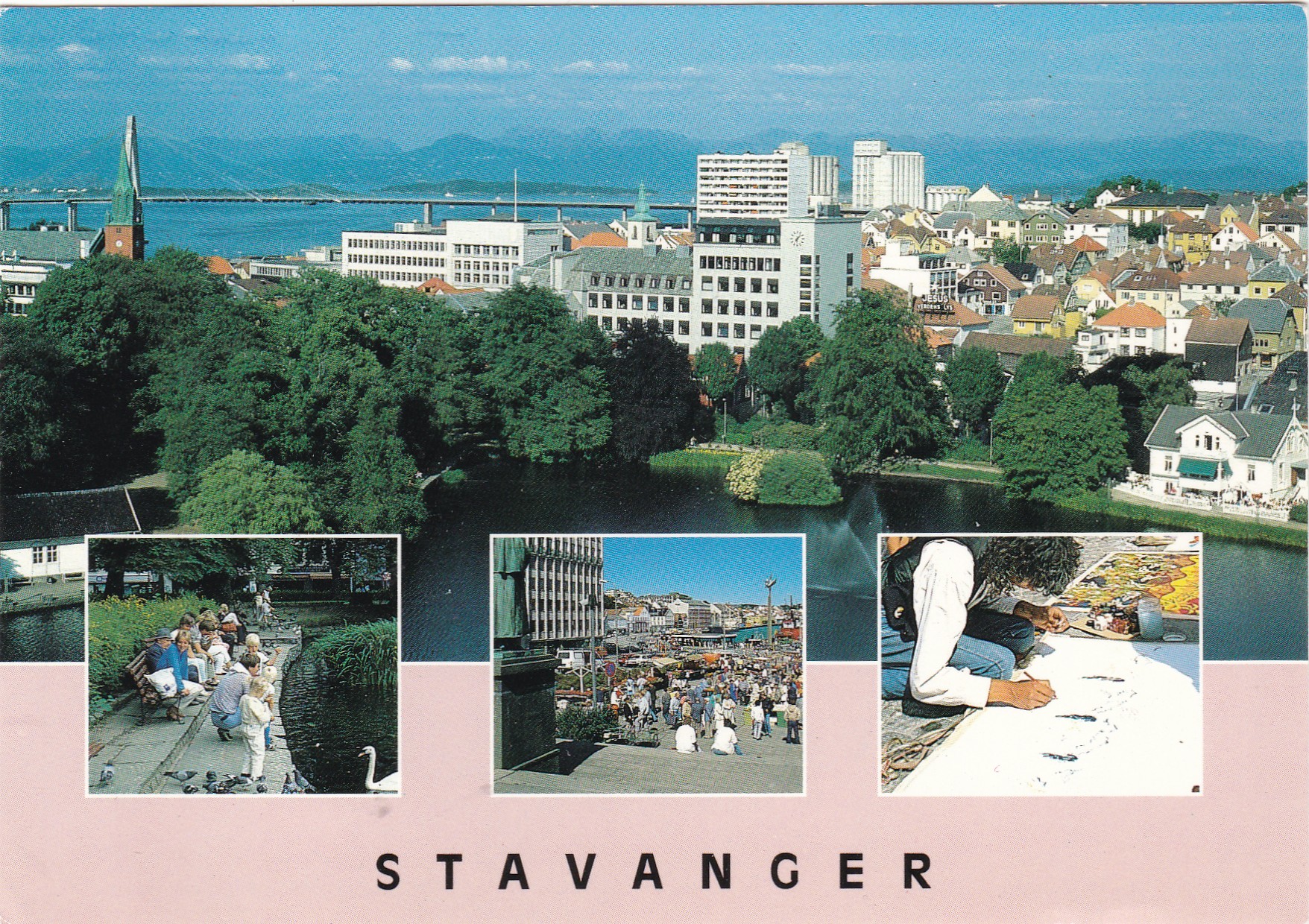 Stavanger, 4-bilders ( Mittet M-2152/126)