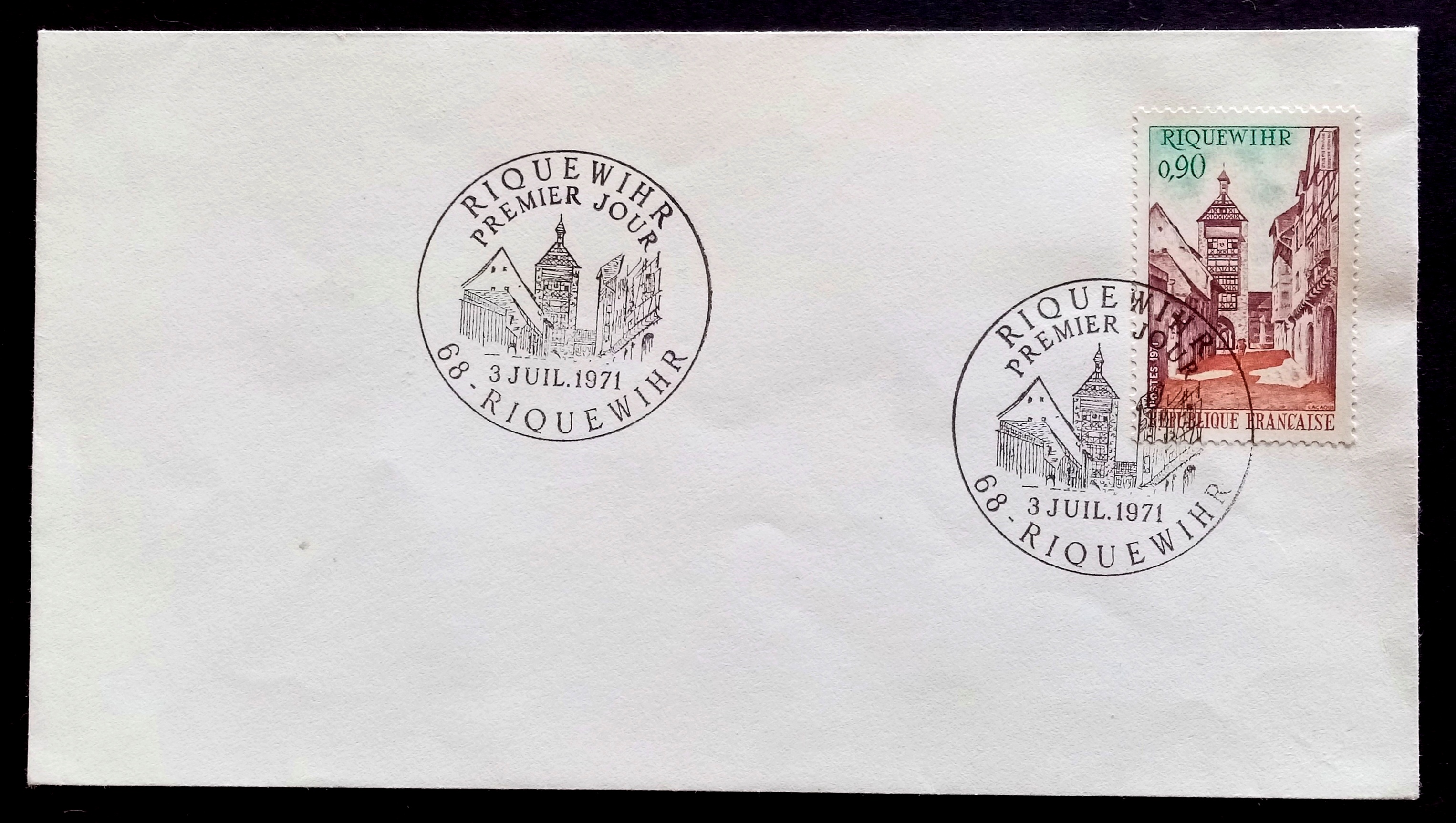 Frankrike - FDC - 3. JUIL-1971.