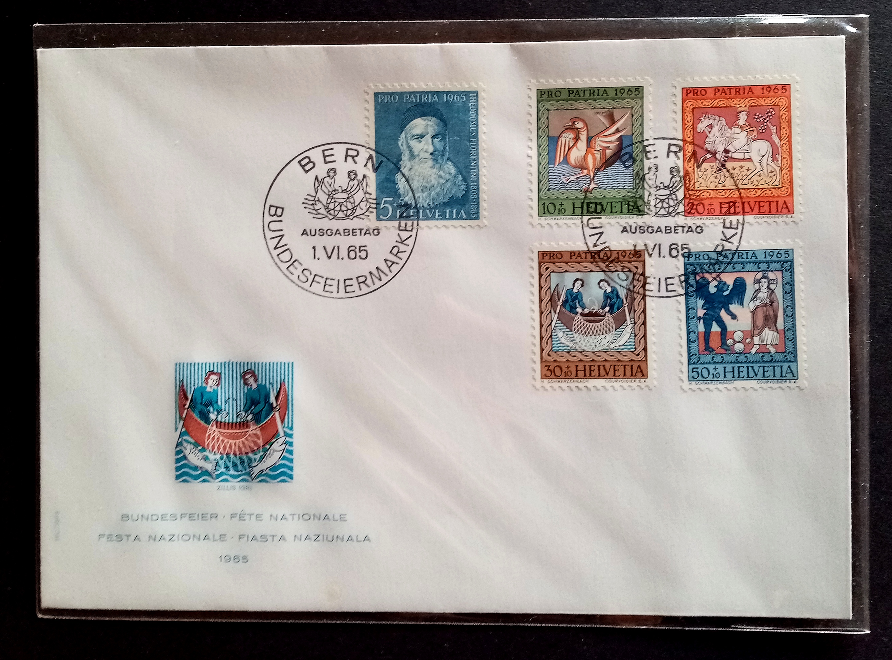 FDC - BERN. 1.VI.65