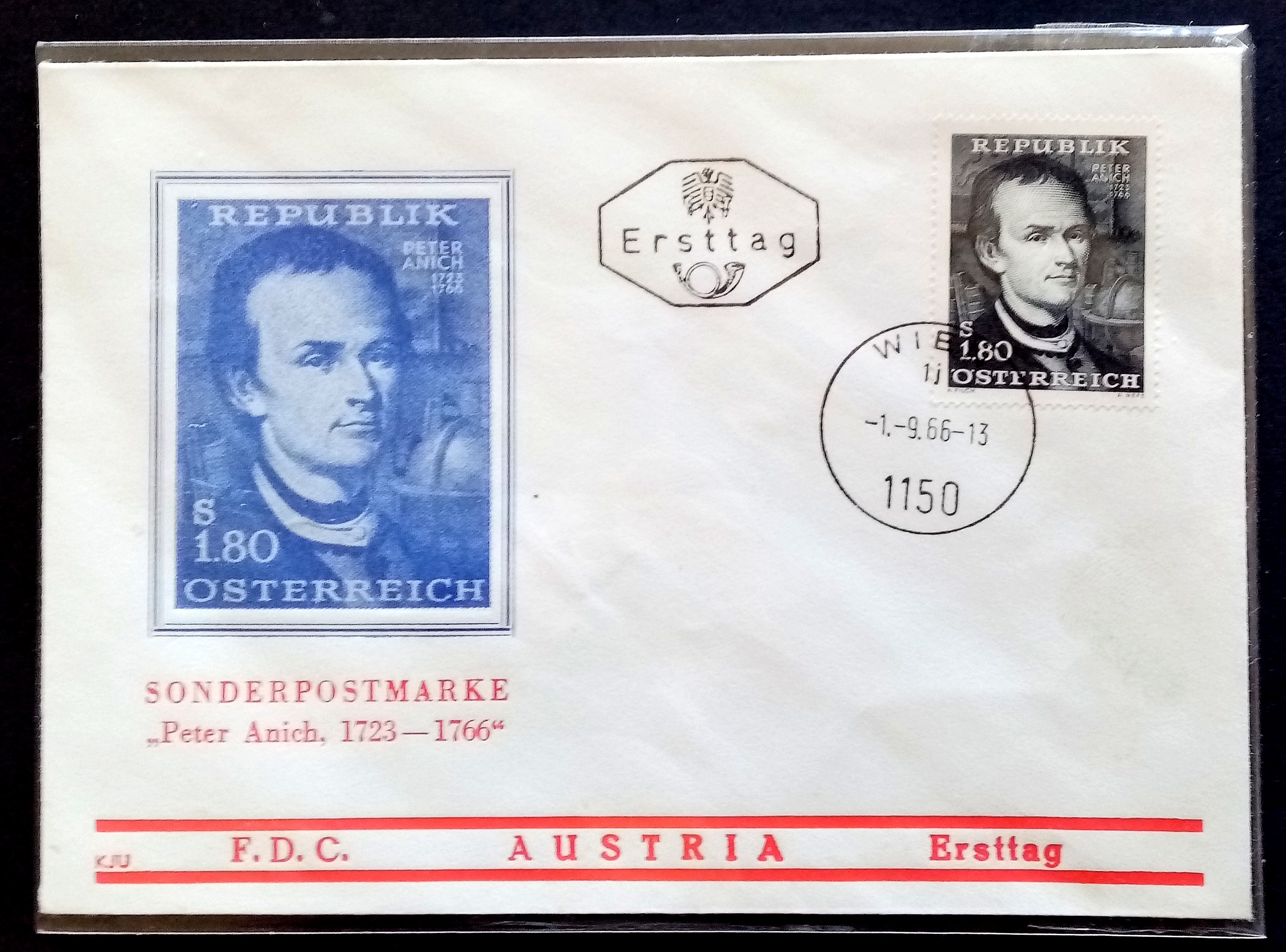 Østerike - FDC WIEN. 1.9.66