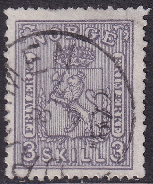 Nk 13b.  3 skilling 3 våpen 1867/68