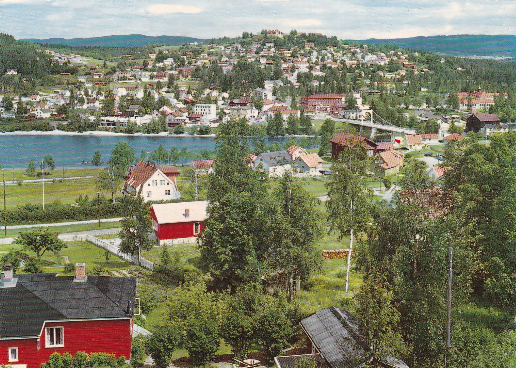 Kongsvinger.Utsikt over byen ( Aune F-1051-2)