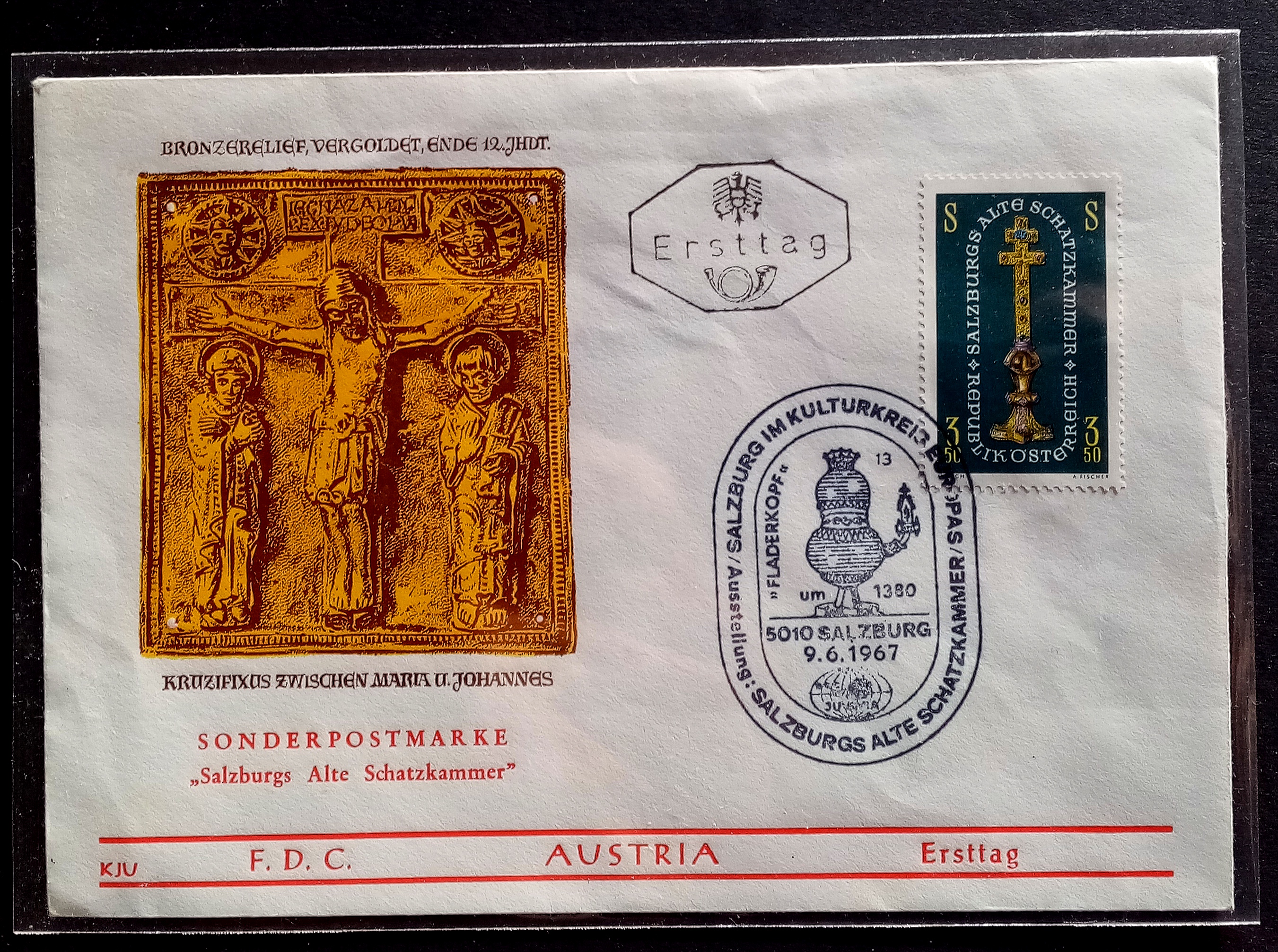 Østerike - FDC SALZBURG. 9.6.1967