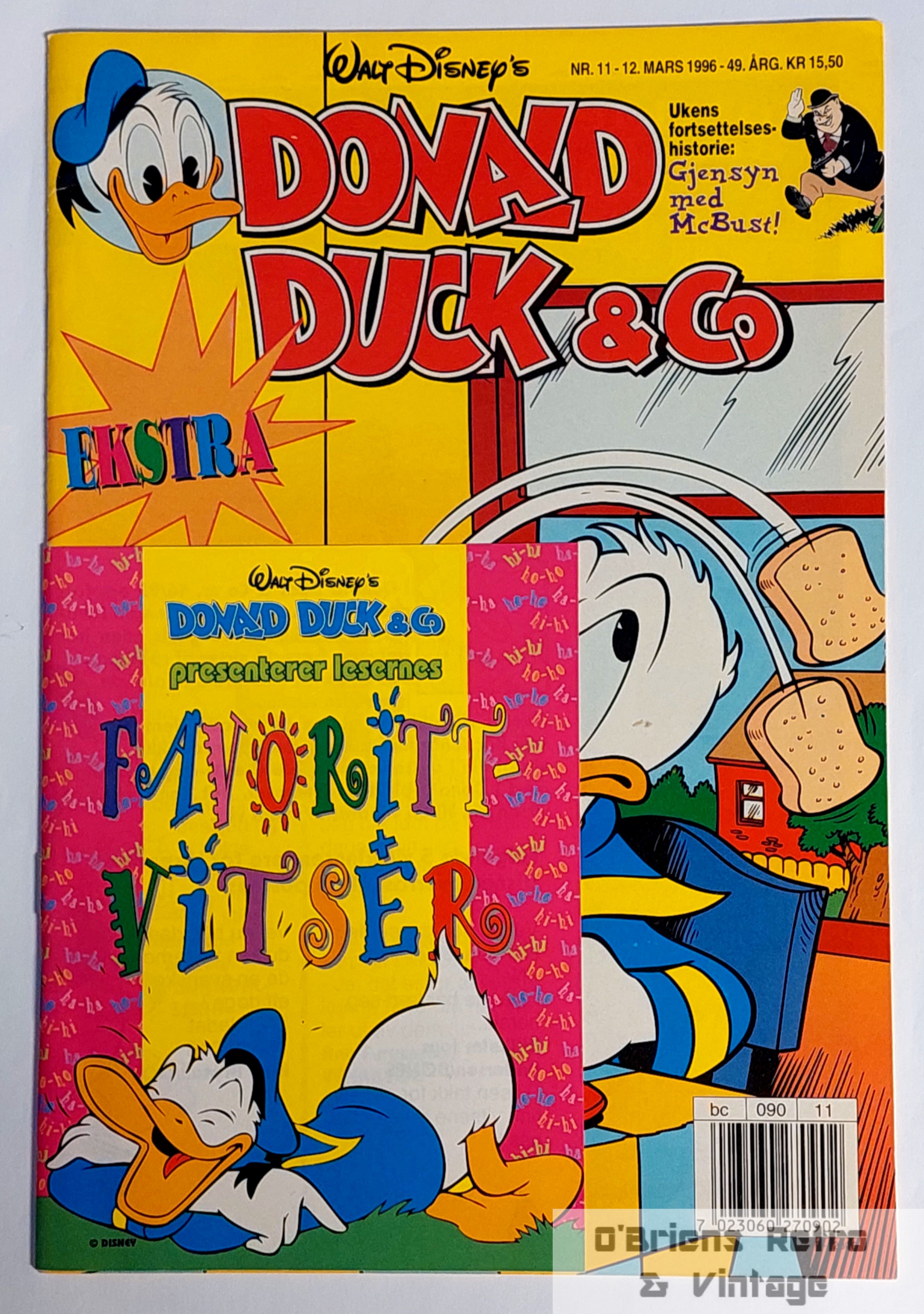 Donald Duck & Co - 1996 - Nr. 11 - Med vitsehefte!