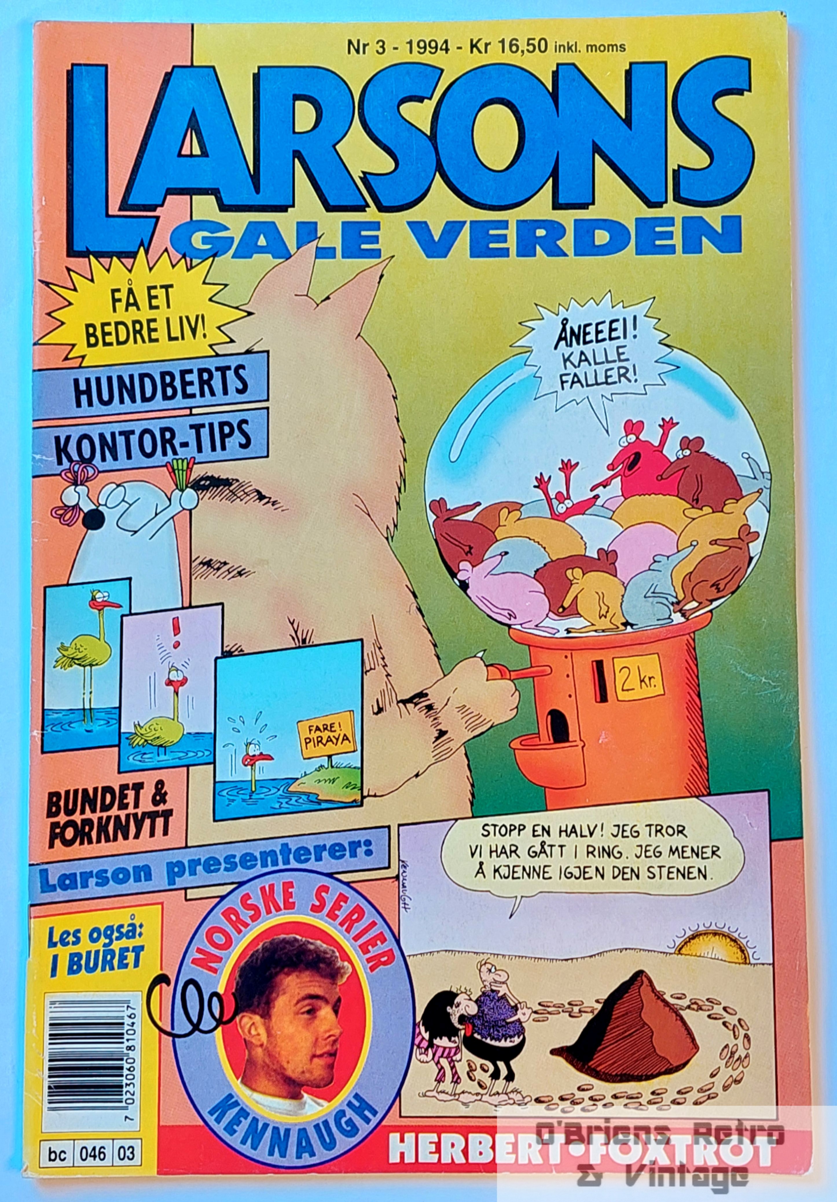 Larsons gale verden - 1994 - Nr. 3 - Med poster!